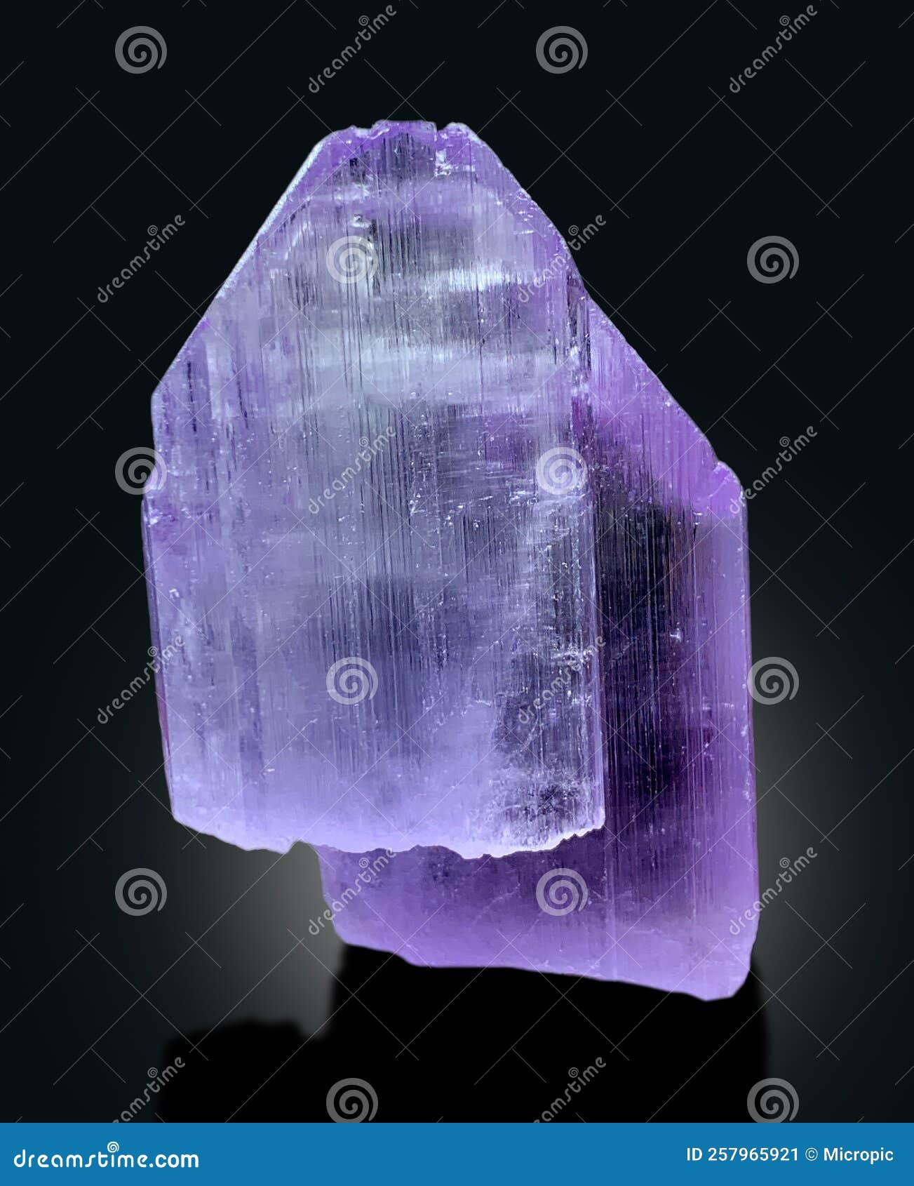 beautiful lilac color kunzite var spodumene crystal from afghanista