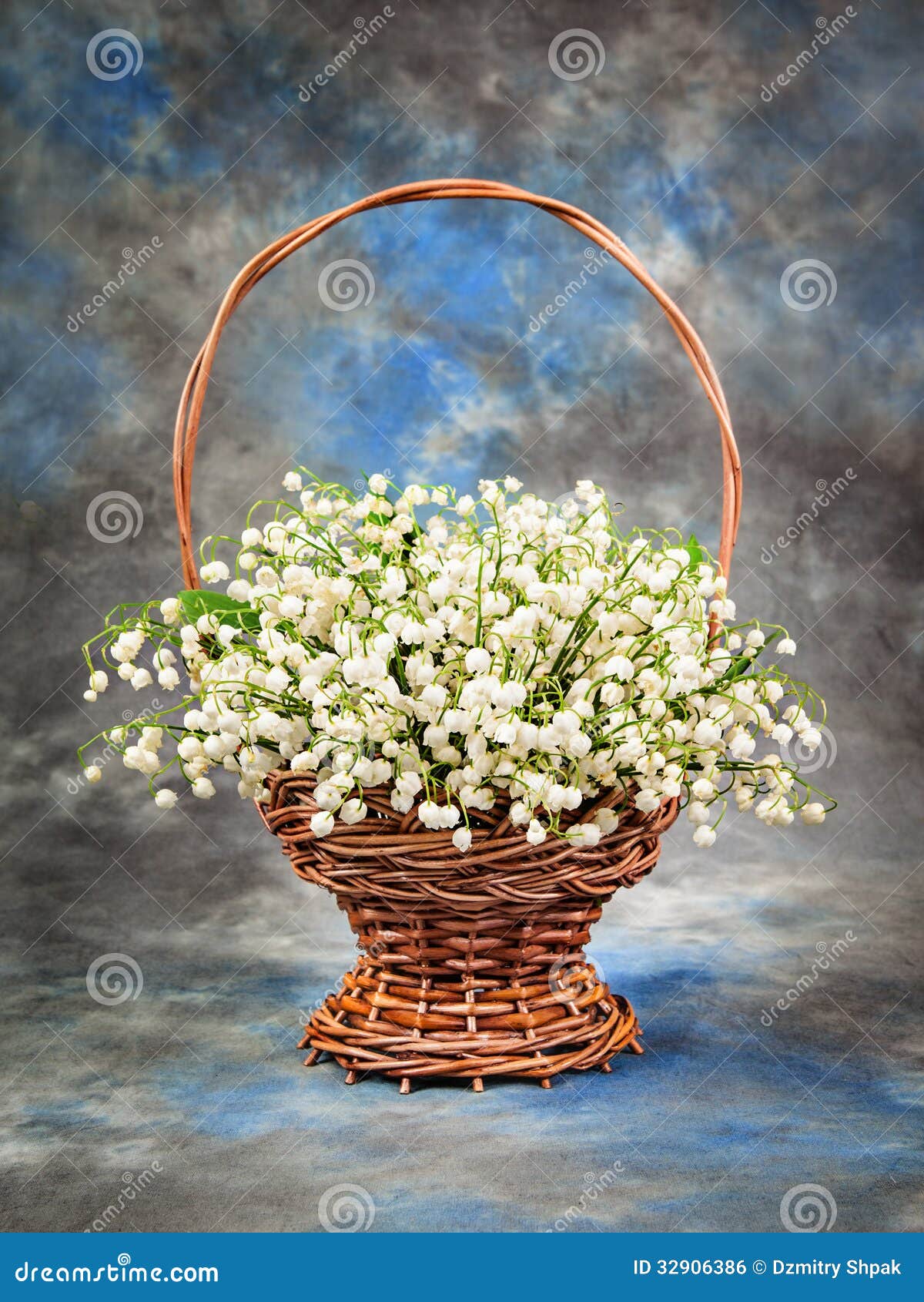 Beautiful Lily of the Valley in a Basket Stock Photo Image of spring, flowers 32906386