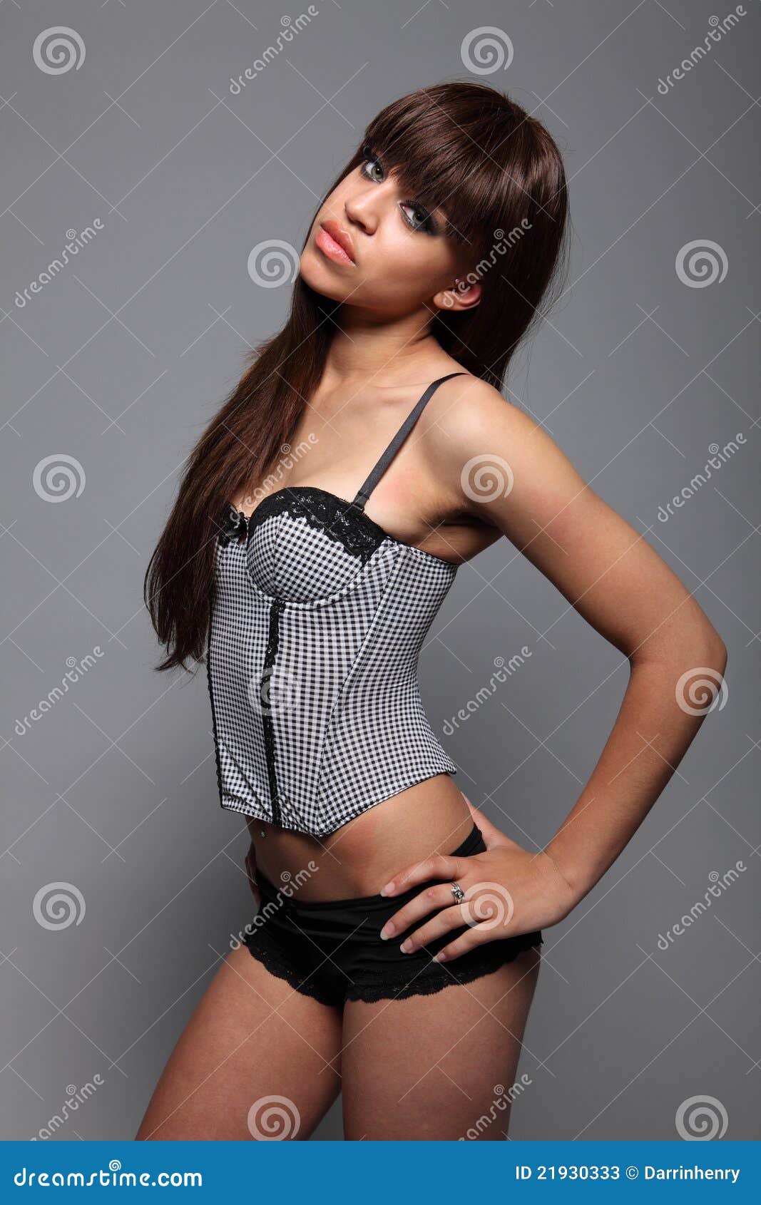 Beautiful Lingerie Girl in Corset Underwear Stock Image - Image of  knickers, model: 21930333