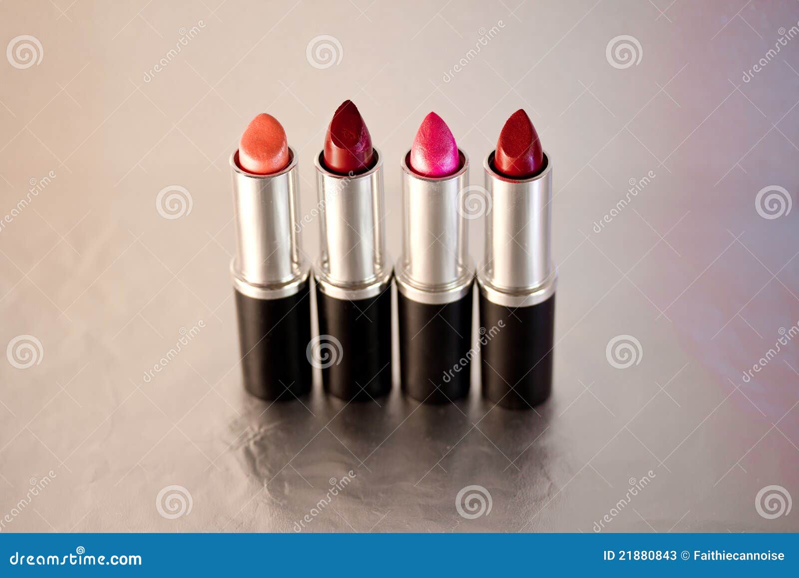 Beautiful Lipsticks, Cosmetics and Makeup Stock Image Image of