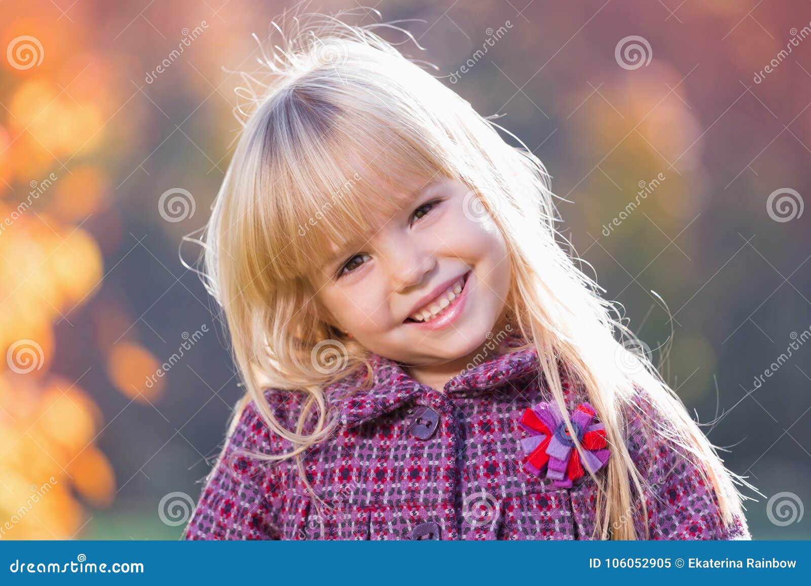 Beautiful Little Blonde Hair Girl Stock Image Image Of Activity