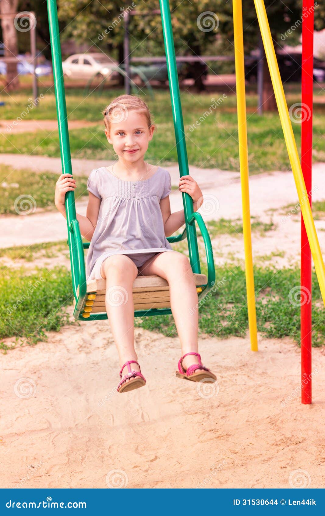 Playground Swings Royalty Free Stock Photography Cartoondealer Com