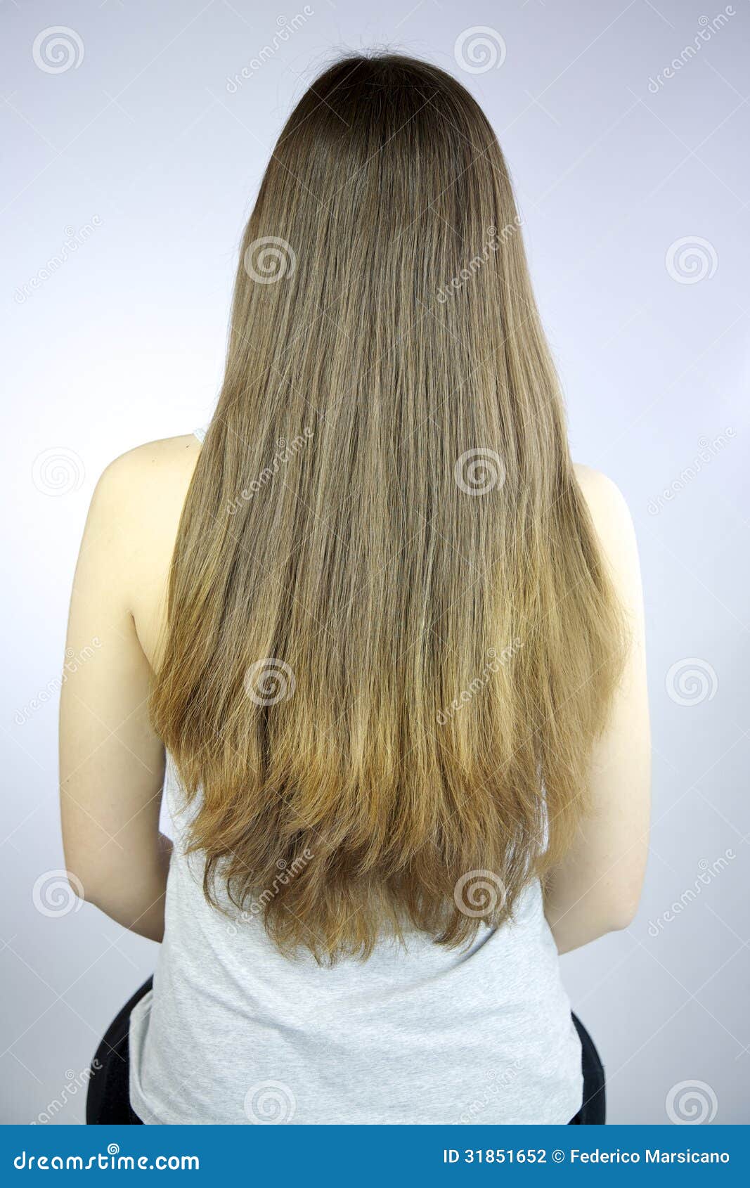 Beautiful Long Hair Freshly Cut in Layers Stock Photo - Image of hairstyle,  shiny: 31851652
