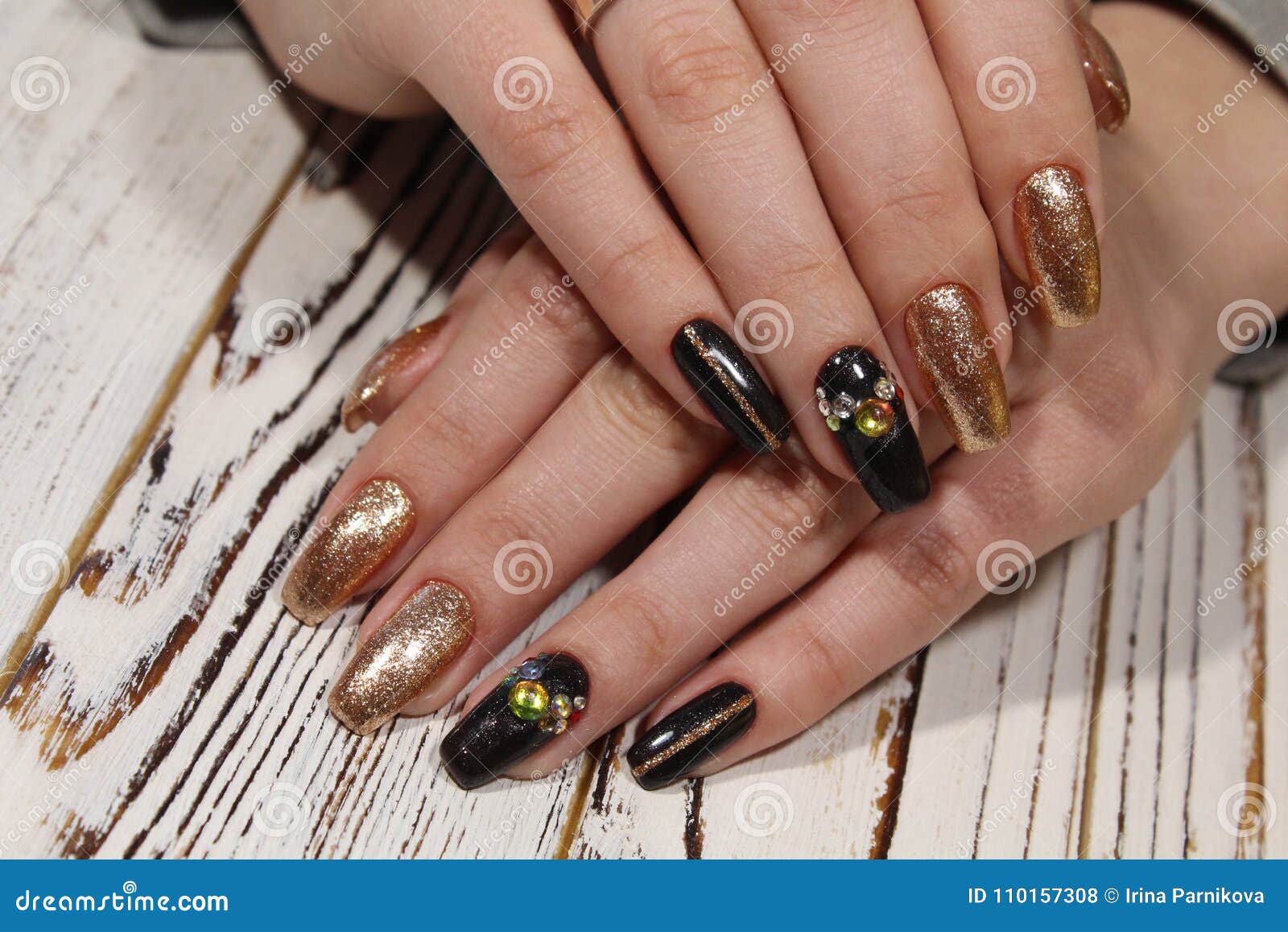 Beautiful long nails stock photo. Image of hands, nails - 110157308