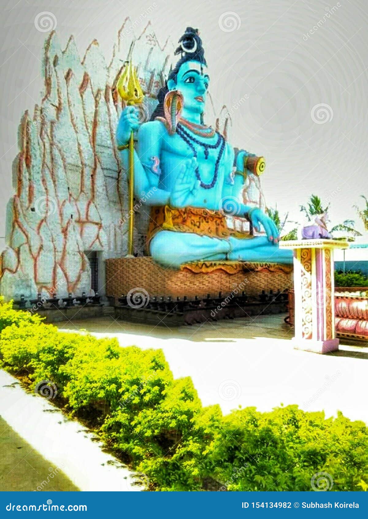 Beautiful Lord Shiva Bhole Baba Image Stock Photo - Image of green,  mountain: 154134982