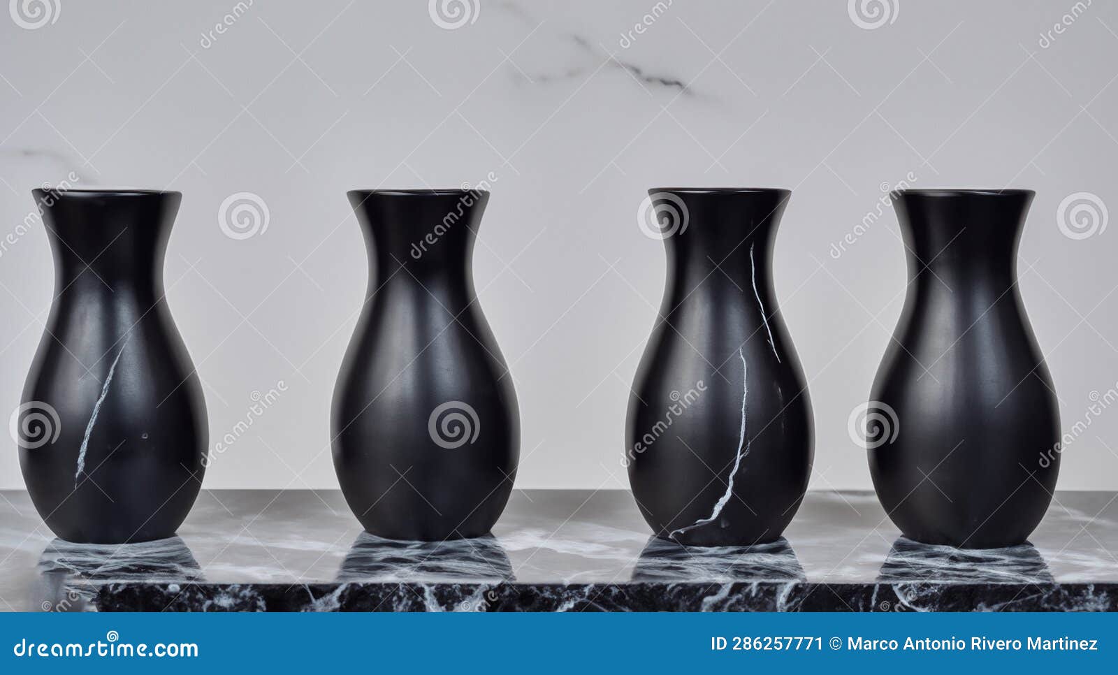 Beautiful Luxurious Ceramic Vases on Tile Stock Image Image of