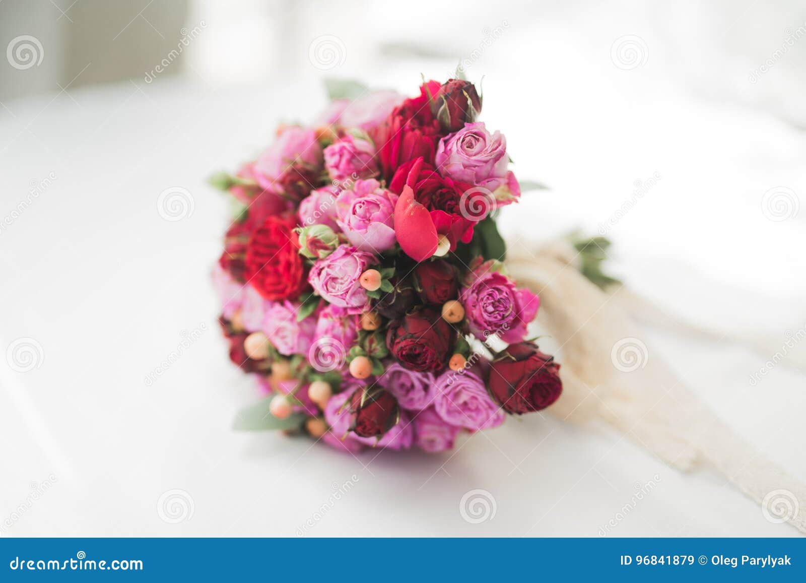 Beautiful Luxury Wedding Bouquet of Red Flowers Stock Image Image of border, gift 96841879