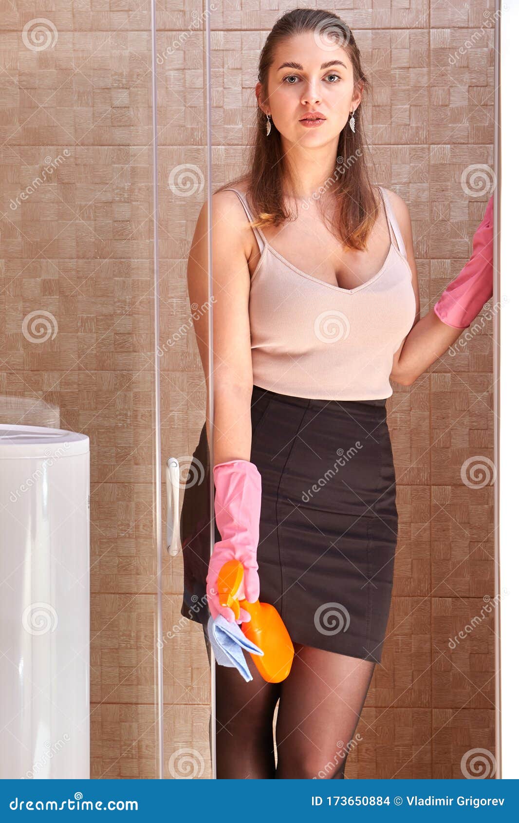 Sexy Cleaning Lady