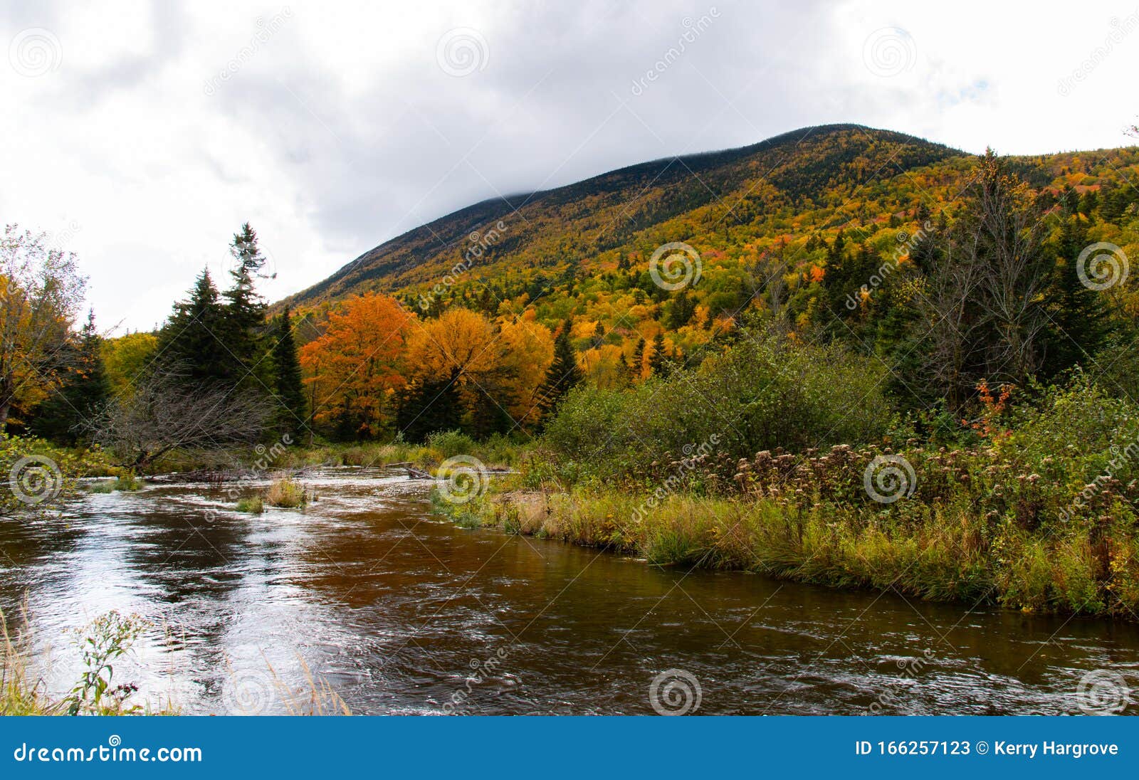 A Beautiful Maine Fall Landscape Stock Image Image of landscape