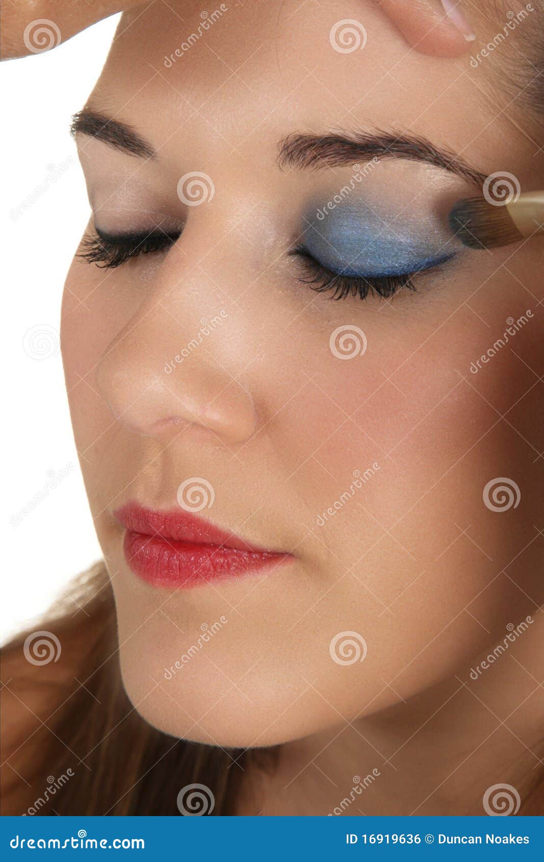 Beautiful Makeup Girl stock photo. Image of human, happiness 16919636