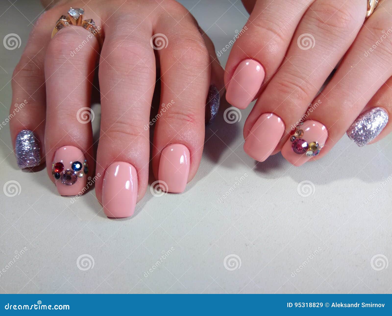 Cute Nails for baby shower or just cuz its a girl;) | Bears nails, Cute  nail designs, Dots nails