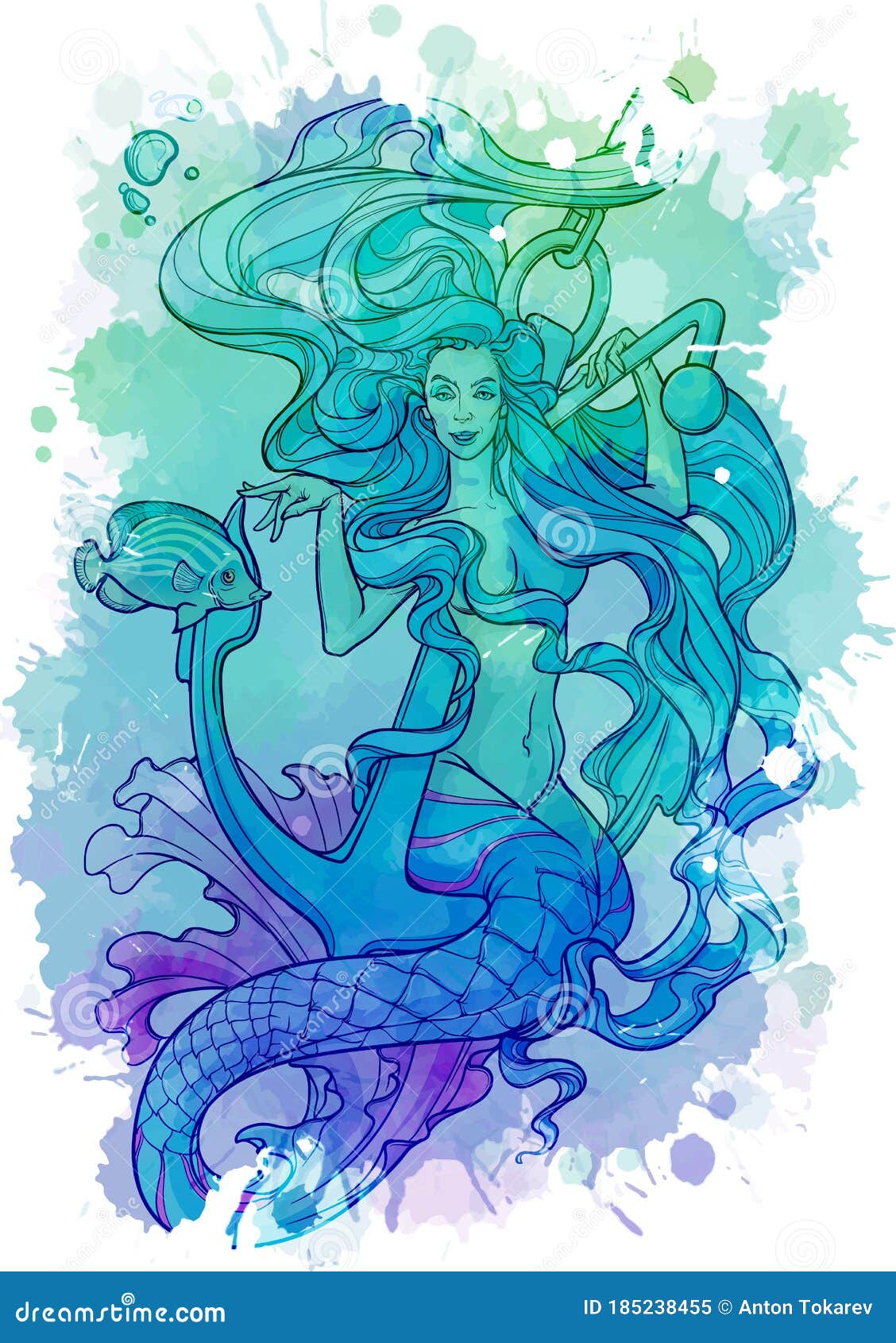 Free Free 251 Curly Hair Mermaid Svg SVG PNG EPS DXF File