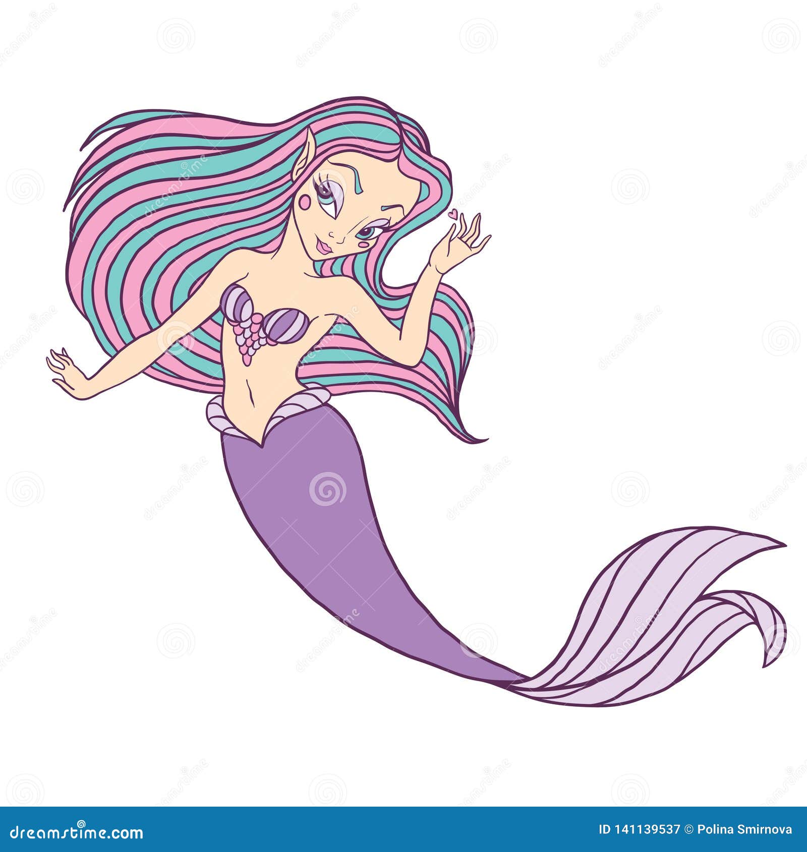 Free Free 90 Mermaid Svg Kids SVG PNG EPS DXF File