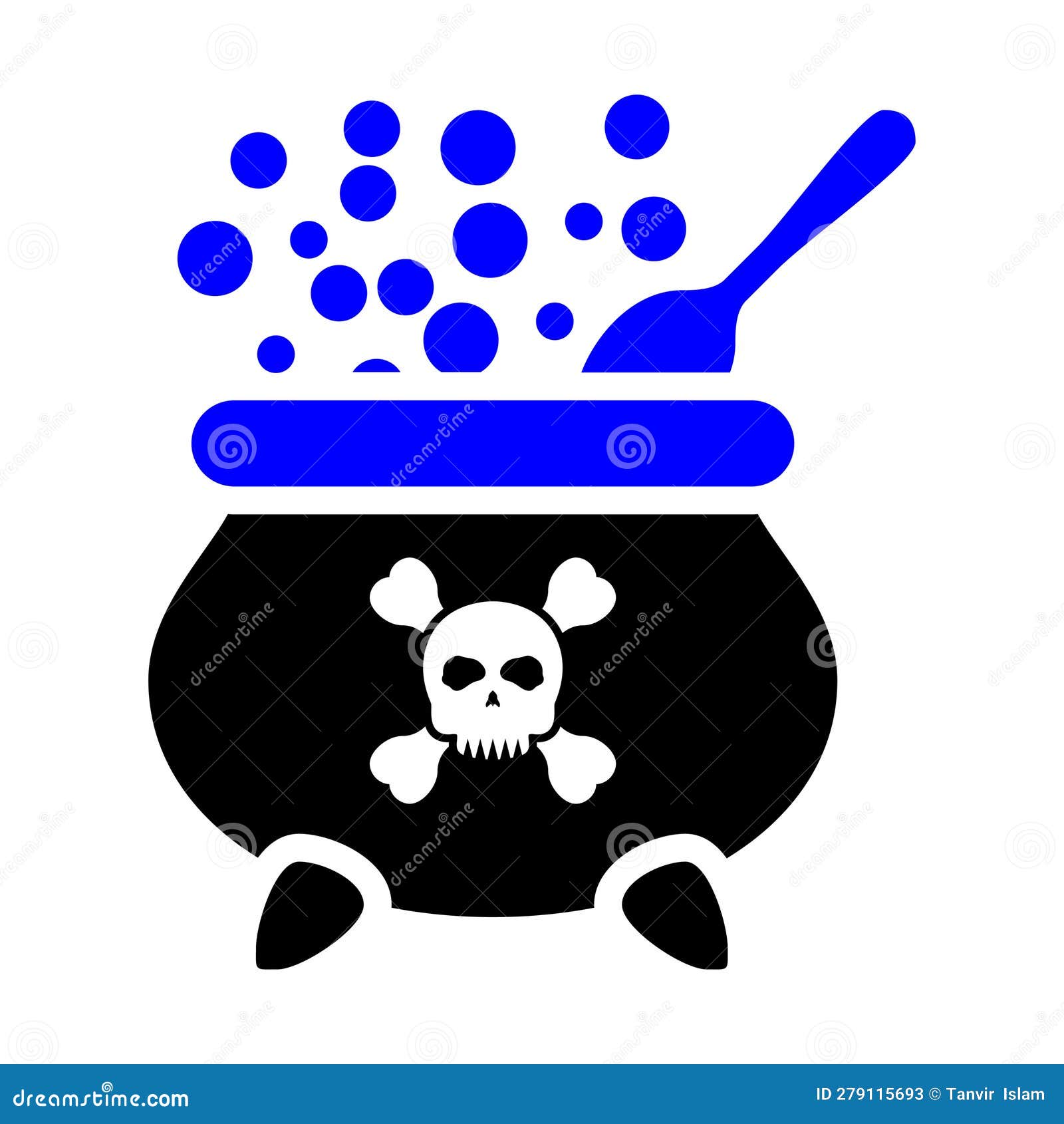 Cauldron Pot Icon stock vector. Illustration of bangladesh 279115693