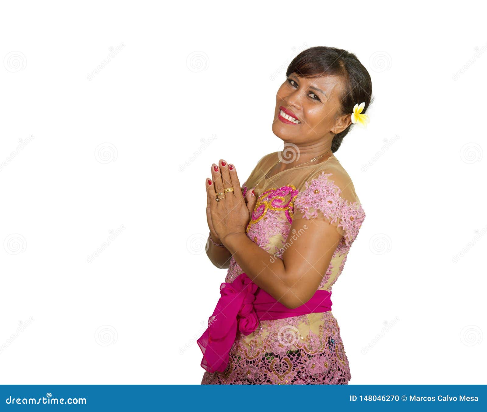 Middleaged Indian Woman stock image. Image of clothing 
