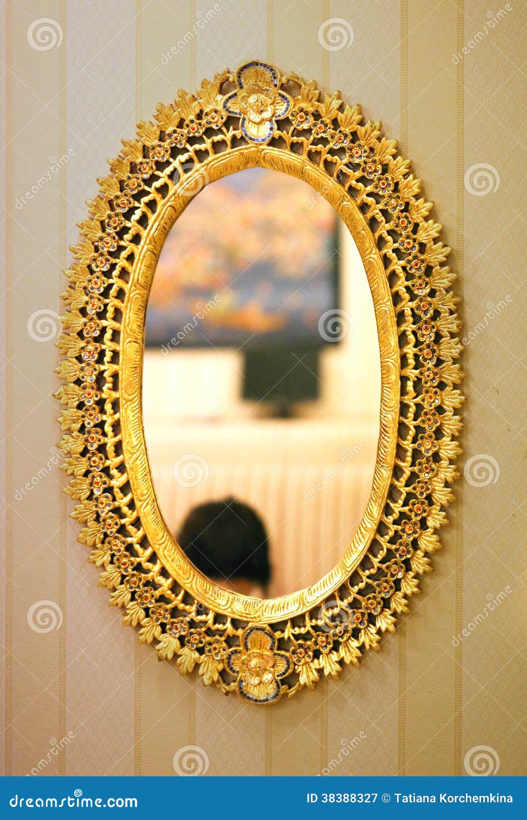 Beautiful mirror stock image. Image of antique, vintage 38388327