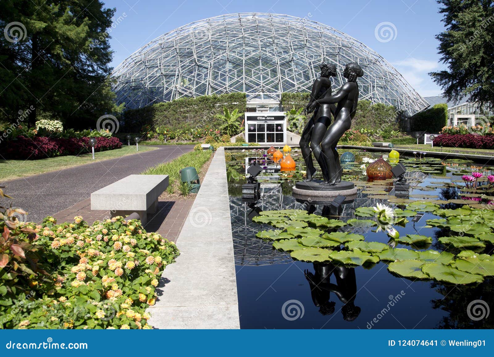 Missouri Botanical Garden In City St Louis Mo Usa Editorial Photo