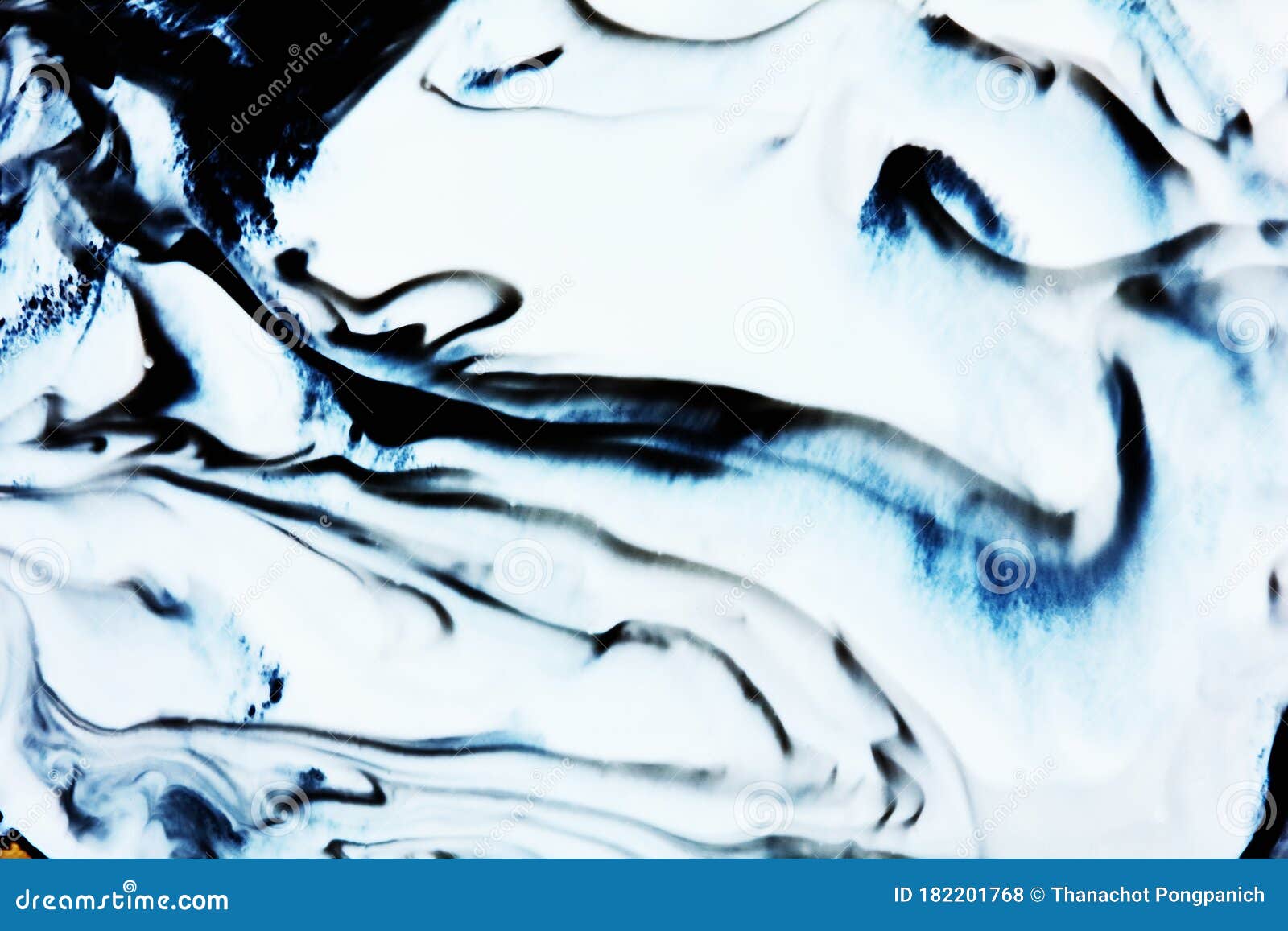 Mix Black and White Water Color for Abstract and Texture for Bakcground