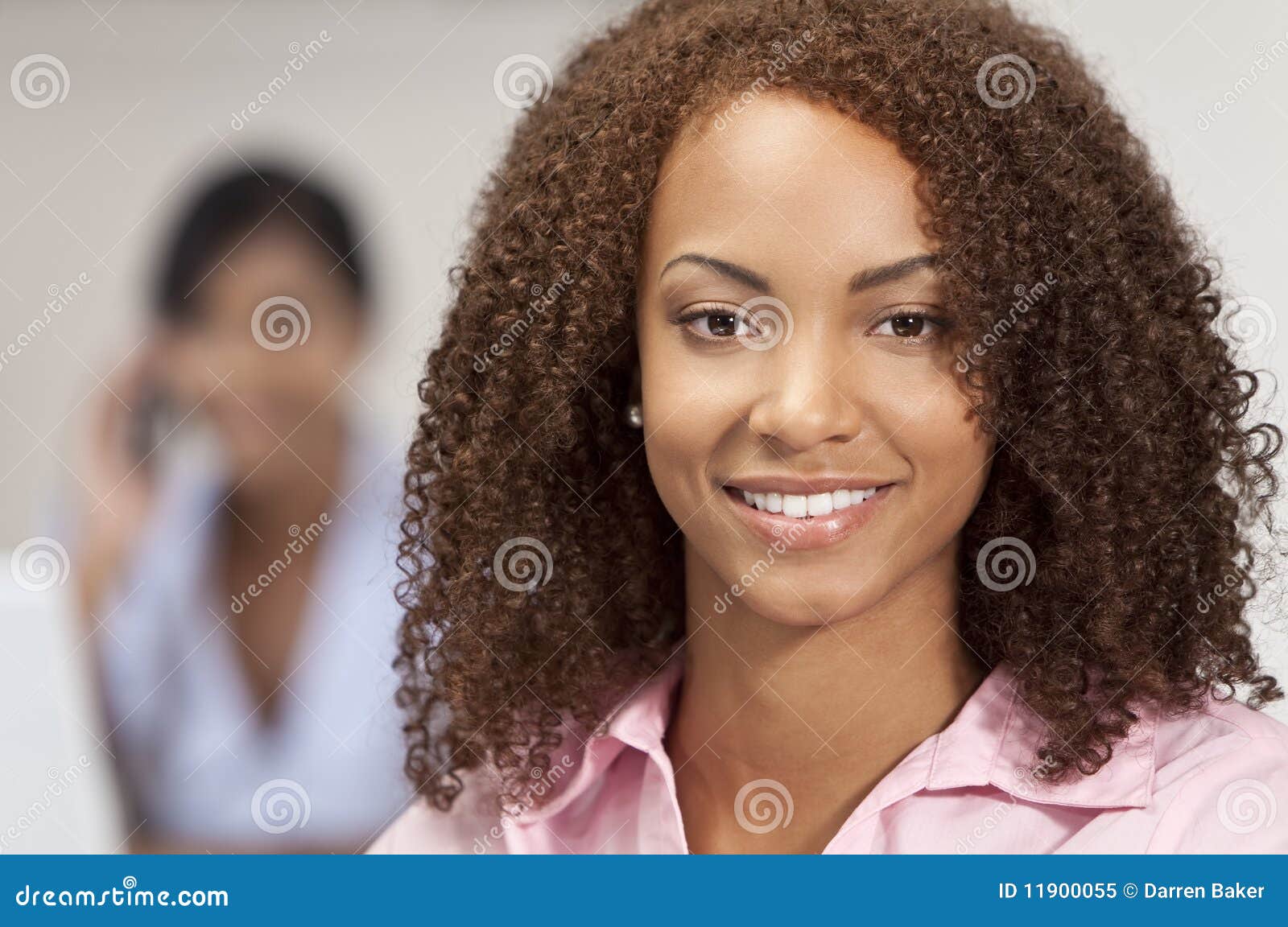 Mixed Race African American Gir Stock Image - Image perfect, calm: 11900055