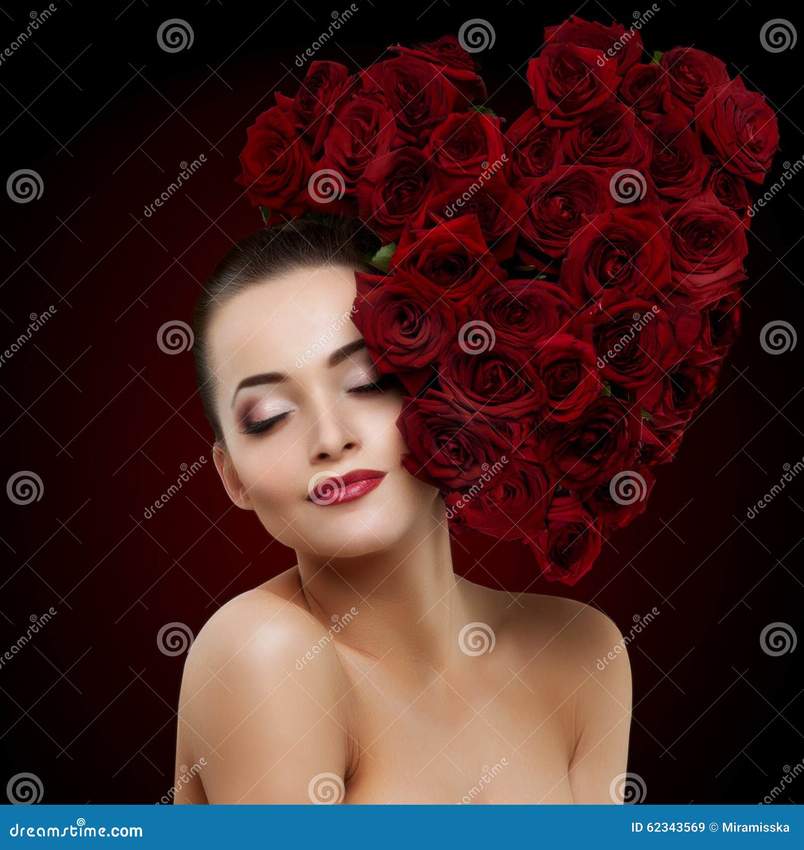 Beautiful Model Woman Rose Flower in Hair Heart Shape Beauty Salon Stock Image - Image of hair, beauty: 62343569 Beautiful Model Woman Rose Flower in Hair Heart Shape Beauty Salon Stock Image - Image of hair, beauty: 62343569