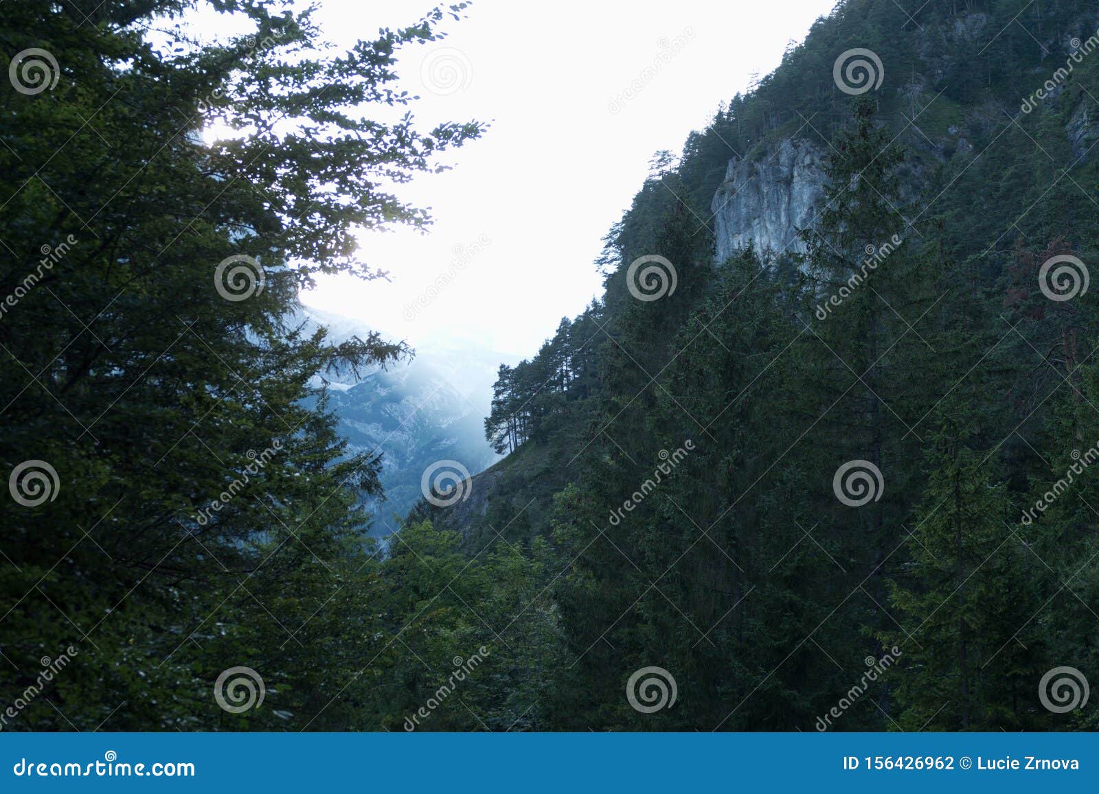 beautiful mountain landscape of totes gebirge mountains around hinterstoder