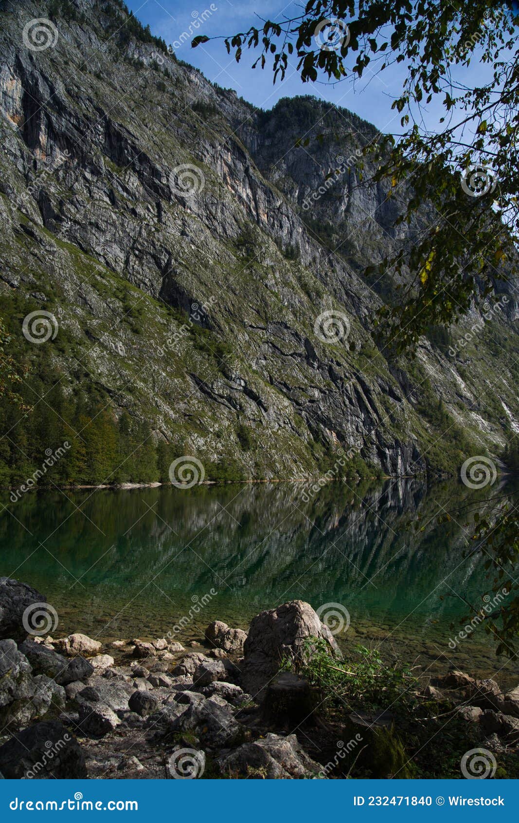 Beautiful Mountains in the German Alps on a Sunny Autumn Day Stock Photo - Image of hiking, river: