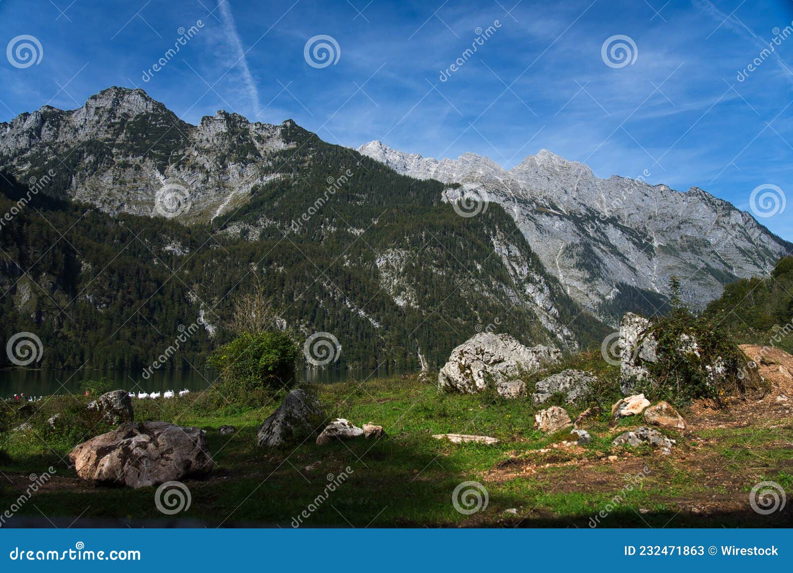 Beautiful Mountains in the German Alps on Sunny Autumn Day Stock Image - Image germany, wild: 232471863