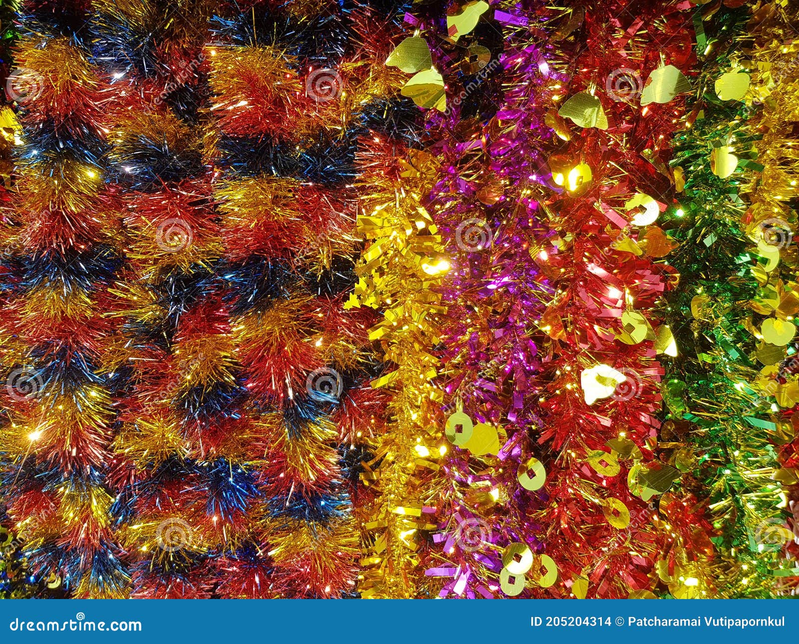 Colored Tinsel Royalty-Free Stock Photo | CartoonDealer.com #71127441