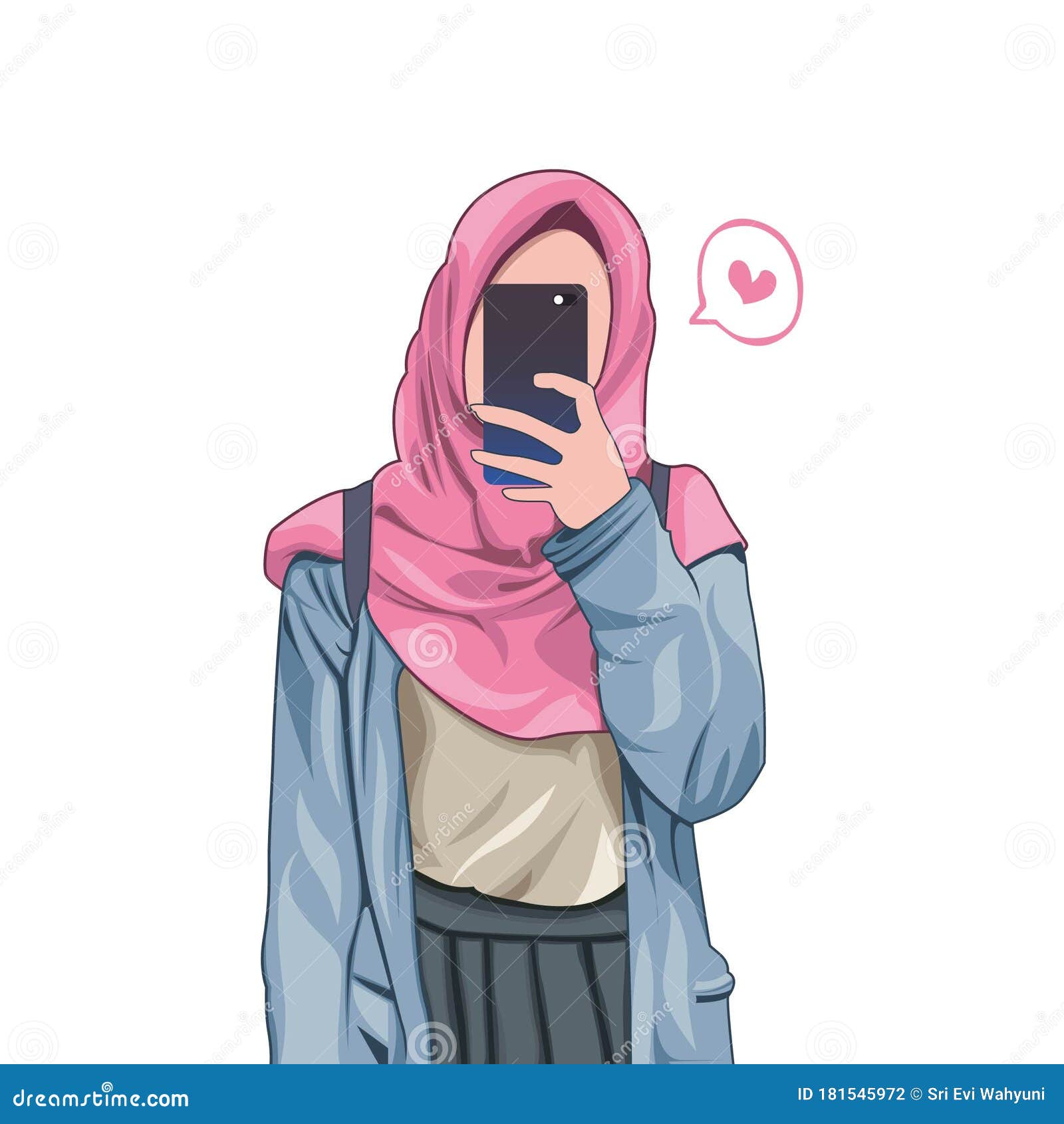 cute muslim girl Art Board Print for Sale by muslim-ah