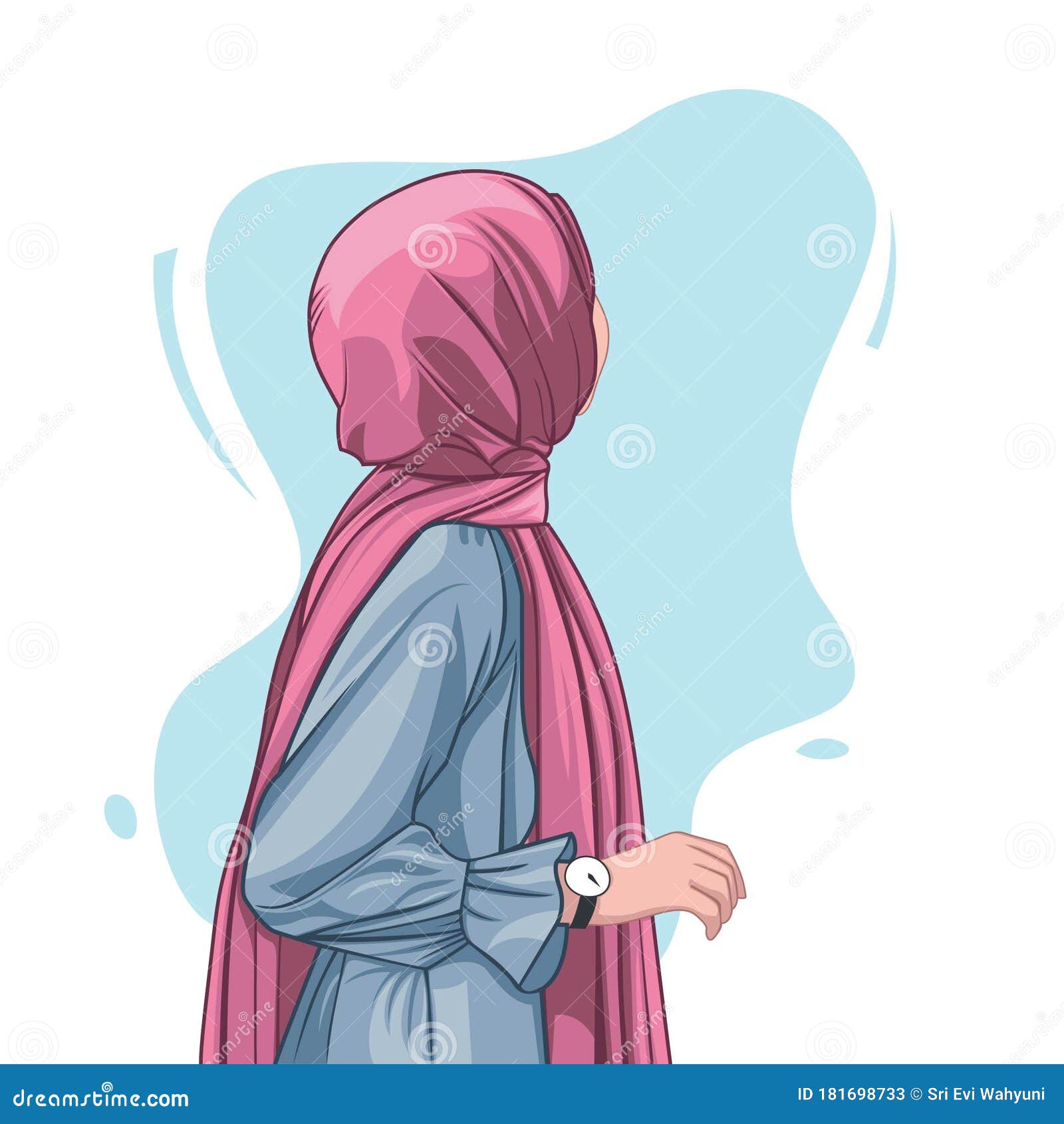 Hijabi Girl Illustration in 2023  Girls cartoon art, Cartoon girl drawing,  Girly art illustrations