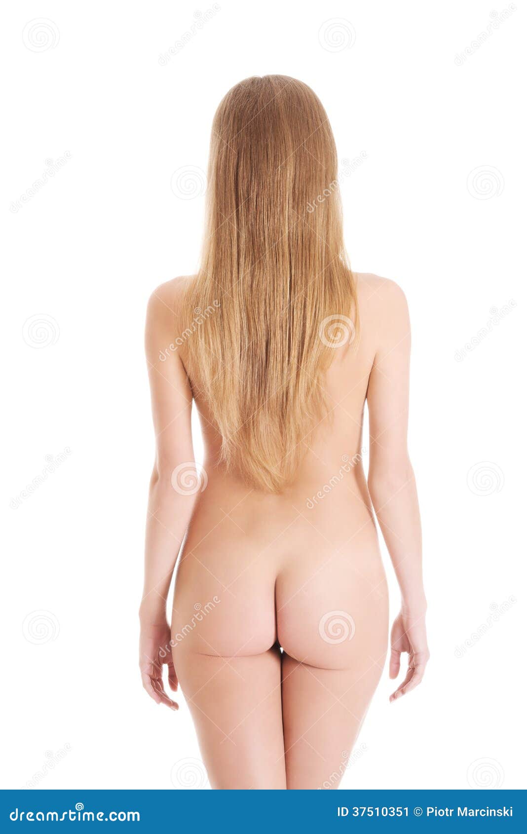 Naked women from back