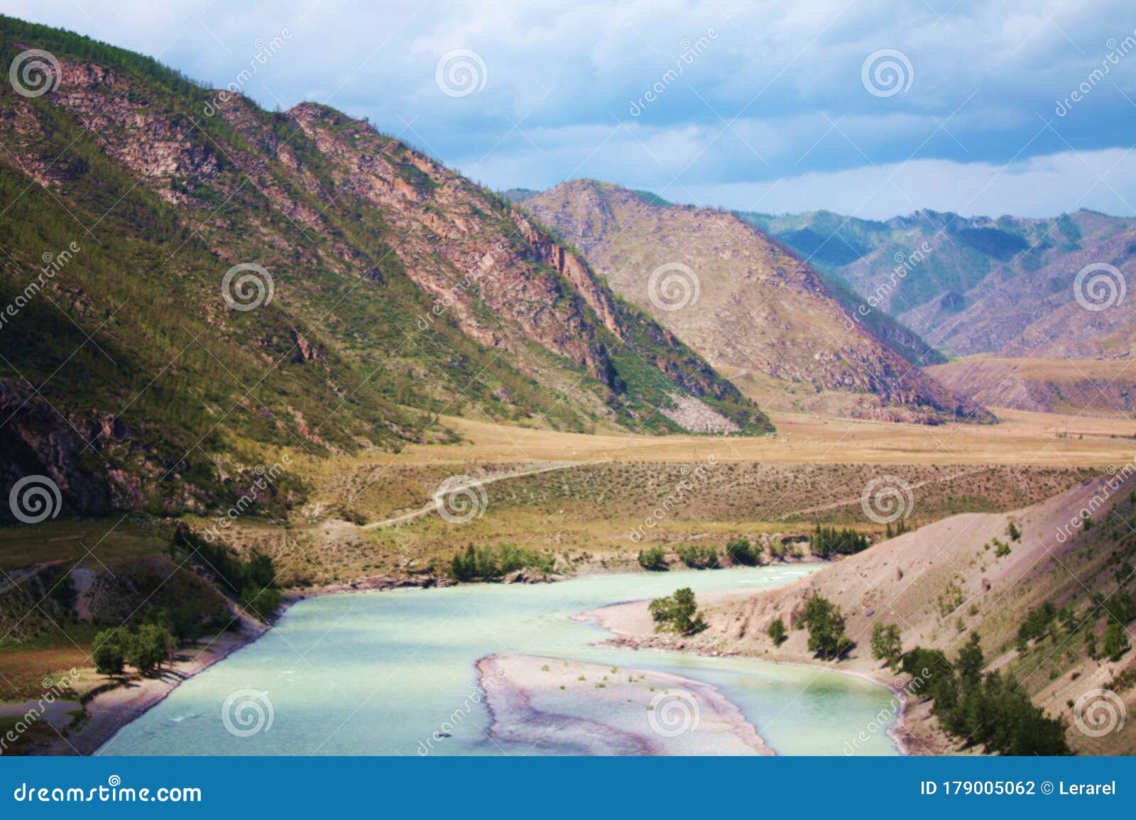 Beautiful Nature Of The Altai Mountains Rivers Mountains And Trees