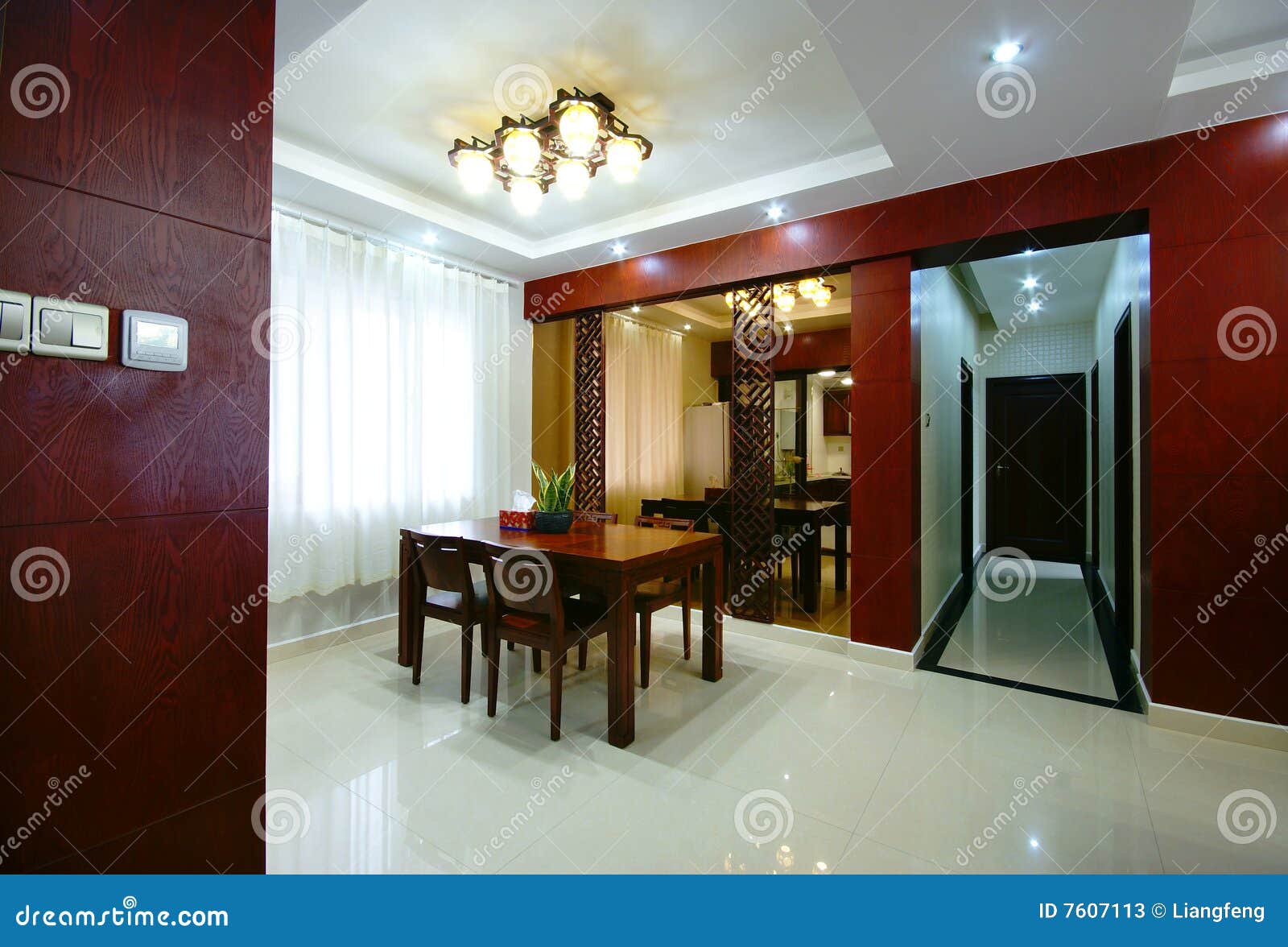 Beautiful New Home Decoration Stock Image Image of hall, effect 7607113