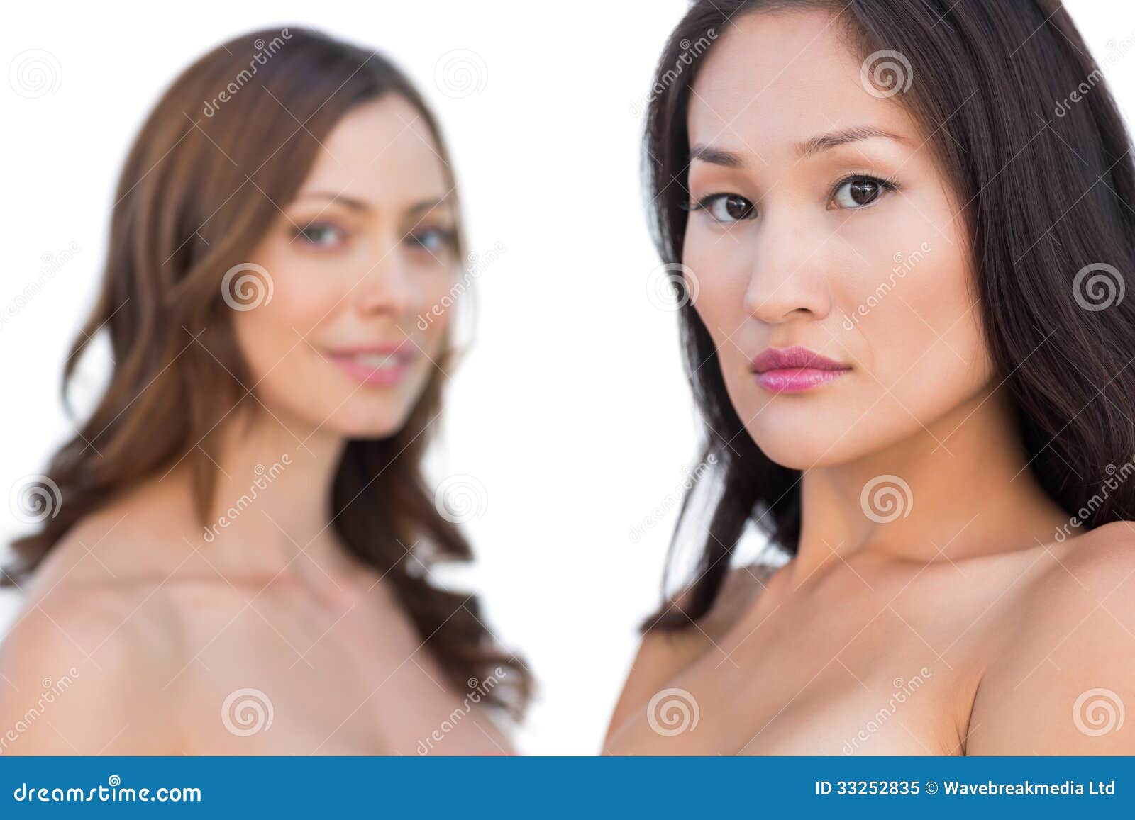 Beautiful Nude Models Posing Stock Image - Image of clean, isolated