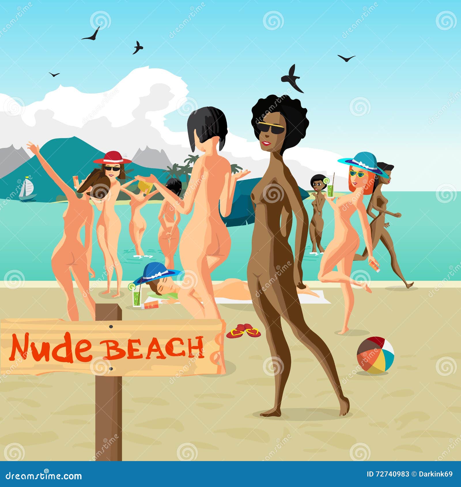 Nude Women Beach