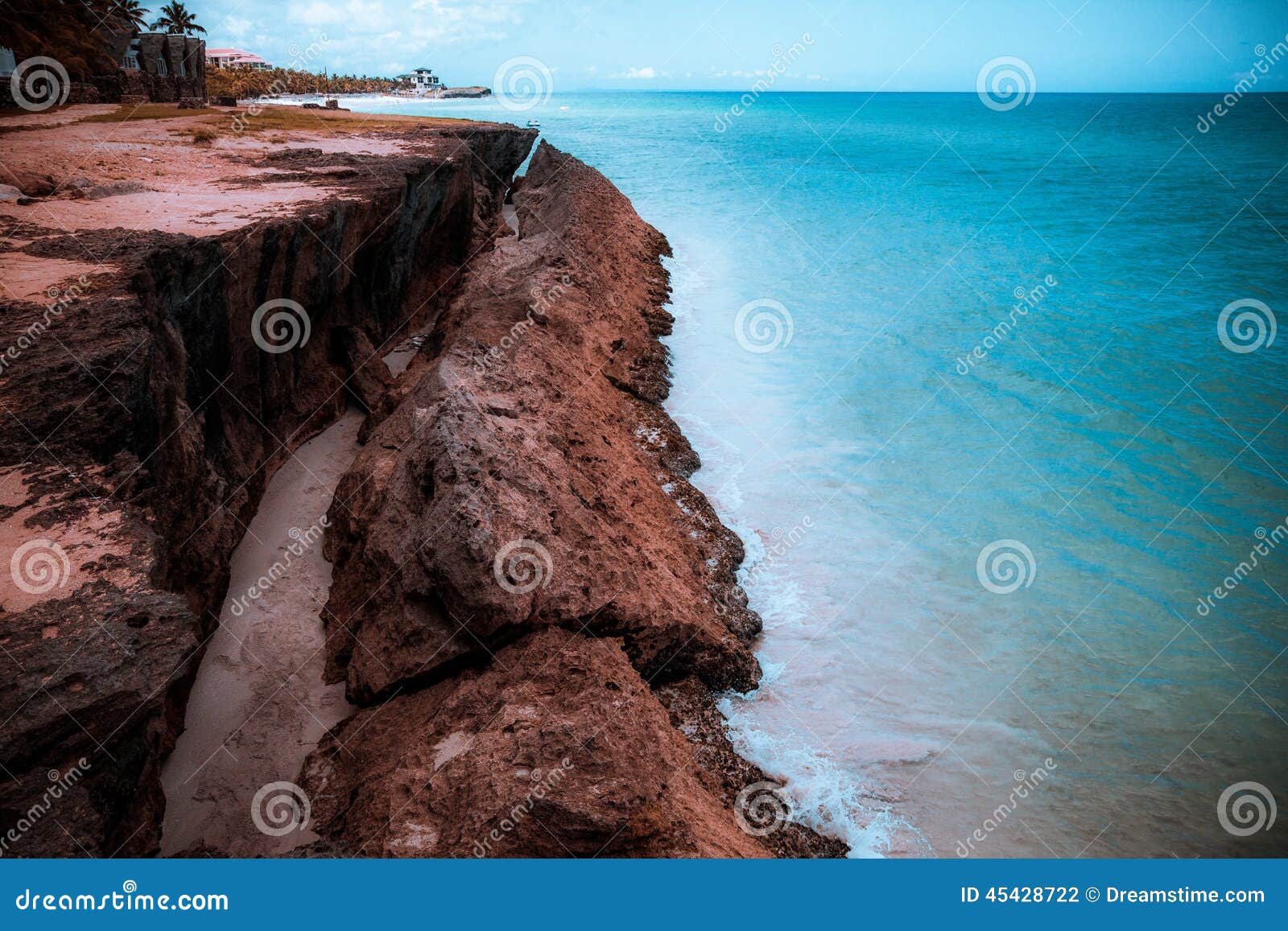 beautiful ocean in caribe