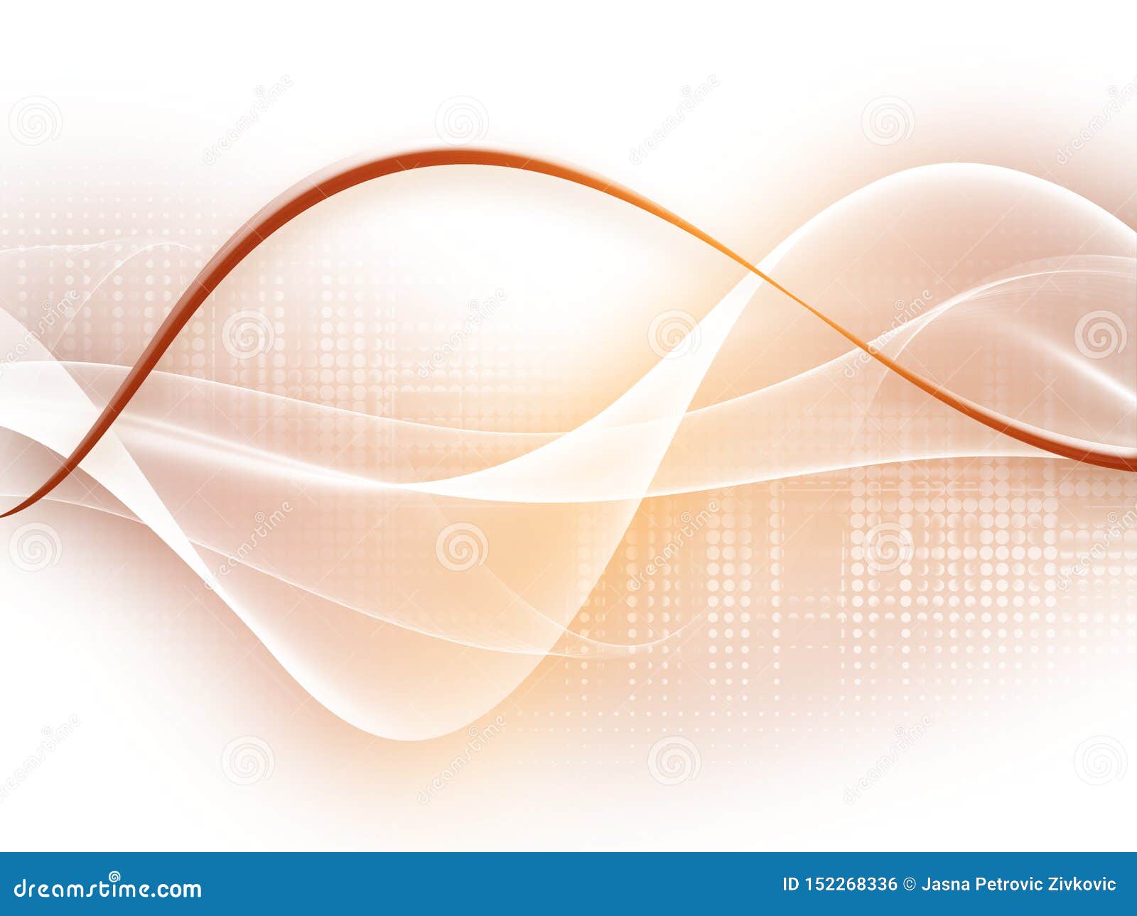 Orange Abstract Soft Wave Background with Half Tone Stock Illustration -  Illustration of gradient, backgrounds: 152268336