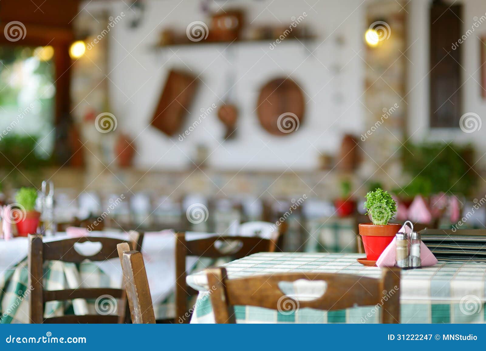 Beautiful Outdoor Cafe Royalty Free Stock Photography ...