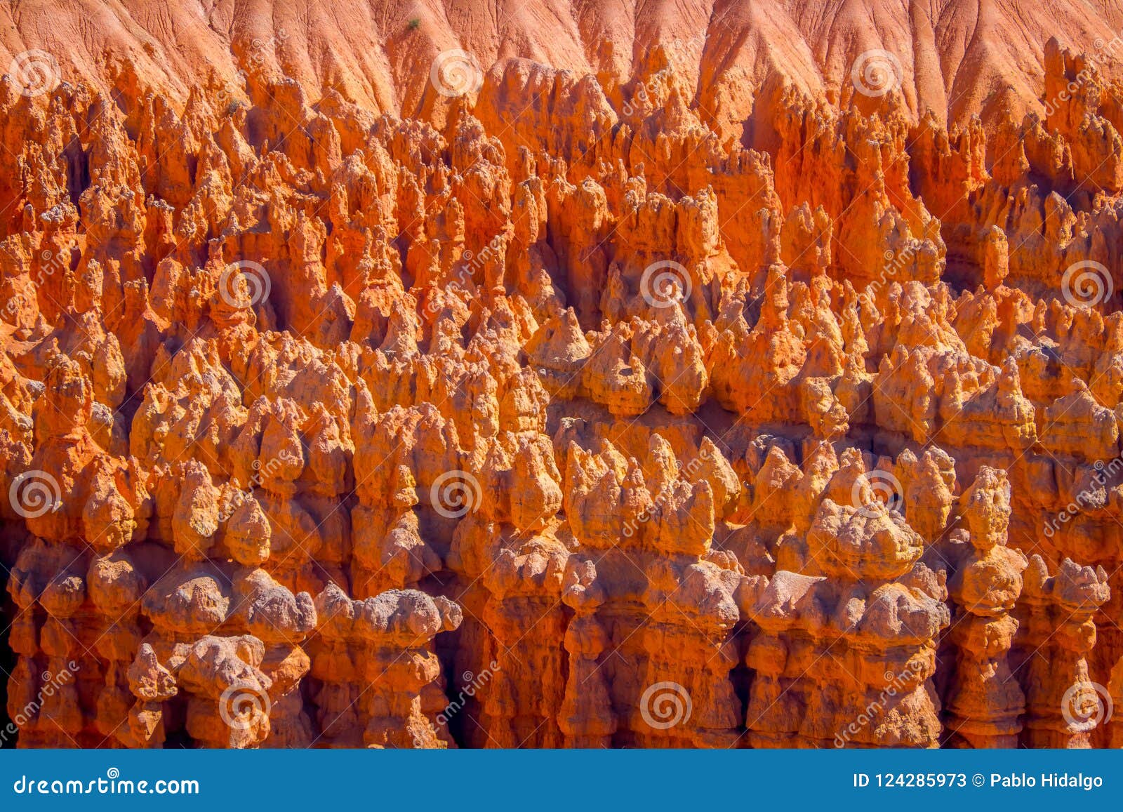 beautiful outdoor view of hoodoo landscape of bryce canyon national park