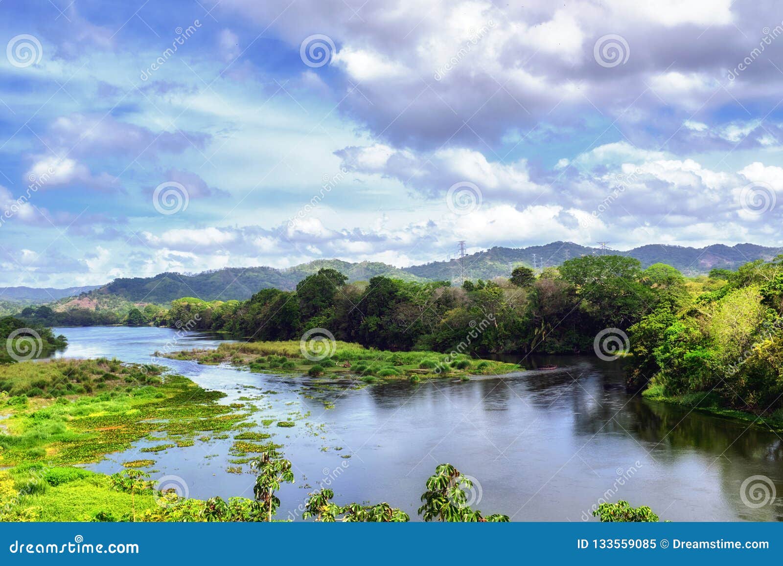 rio chagres river, changres national park, panama