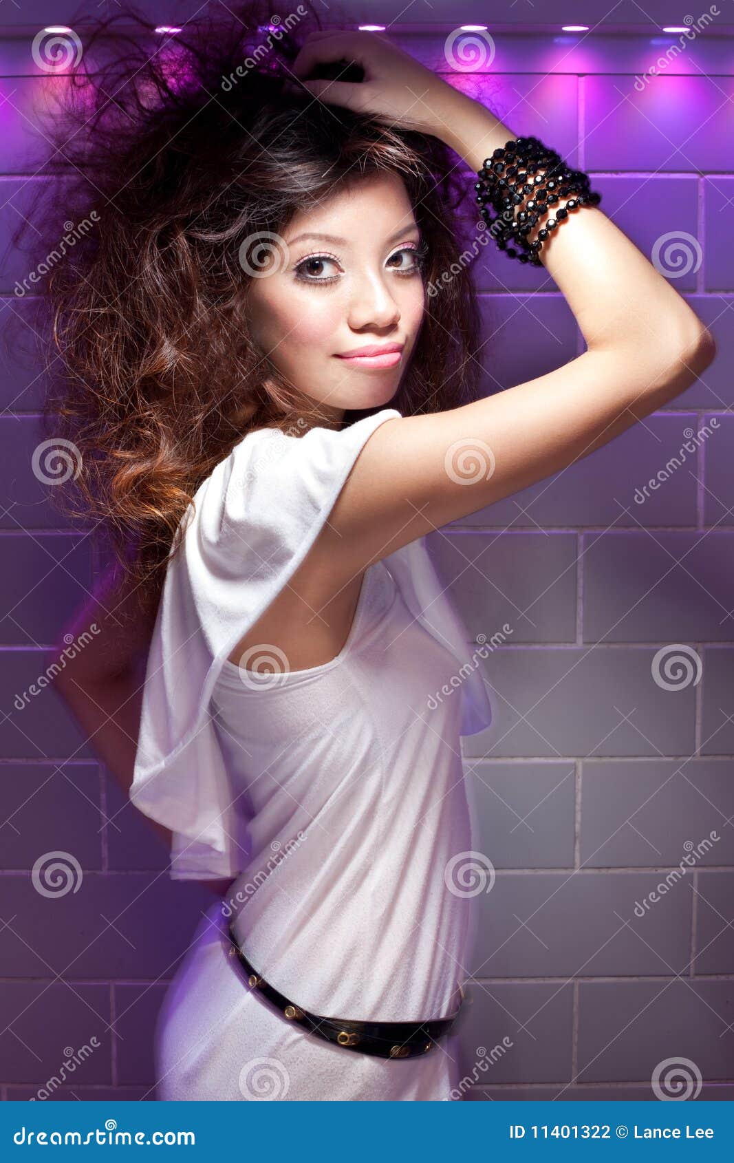 Beautiful Party Girl With Wine Glass Royalty Free Stock Image 6719992