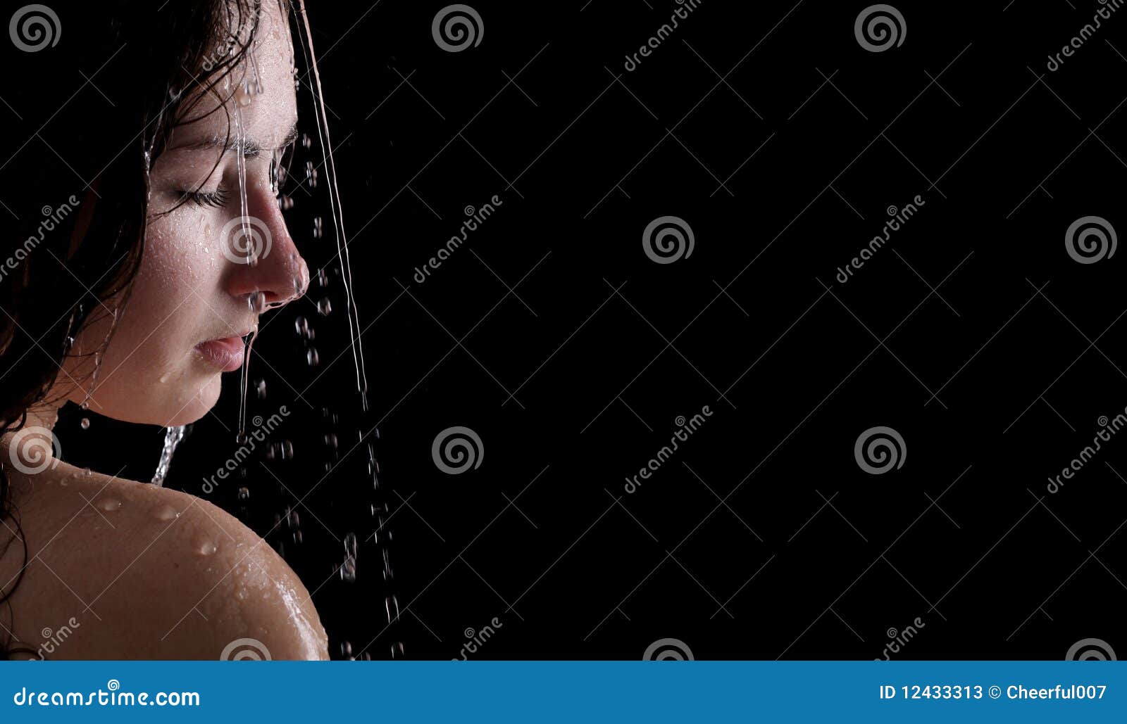 Beautiful Passion Woman In The Shower Stock Image Image Of Girl