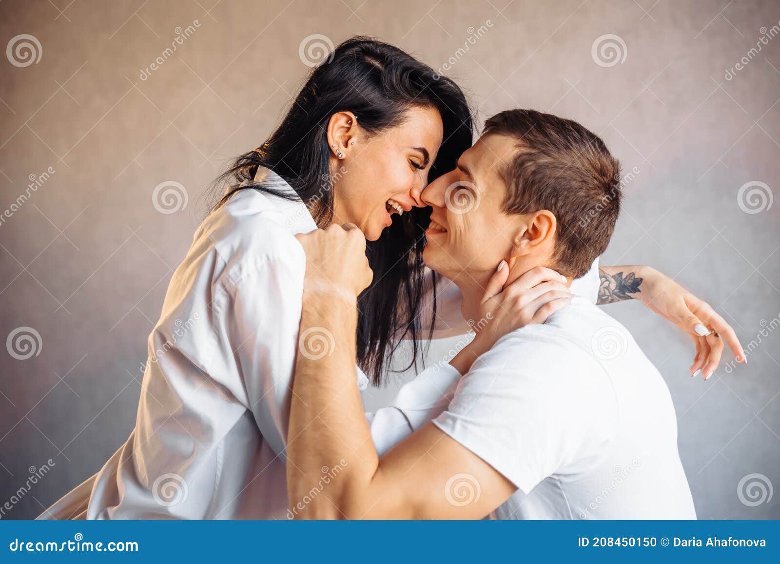 Beautiful Passionate Couple Having Sex on the image image