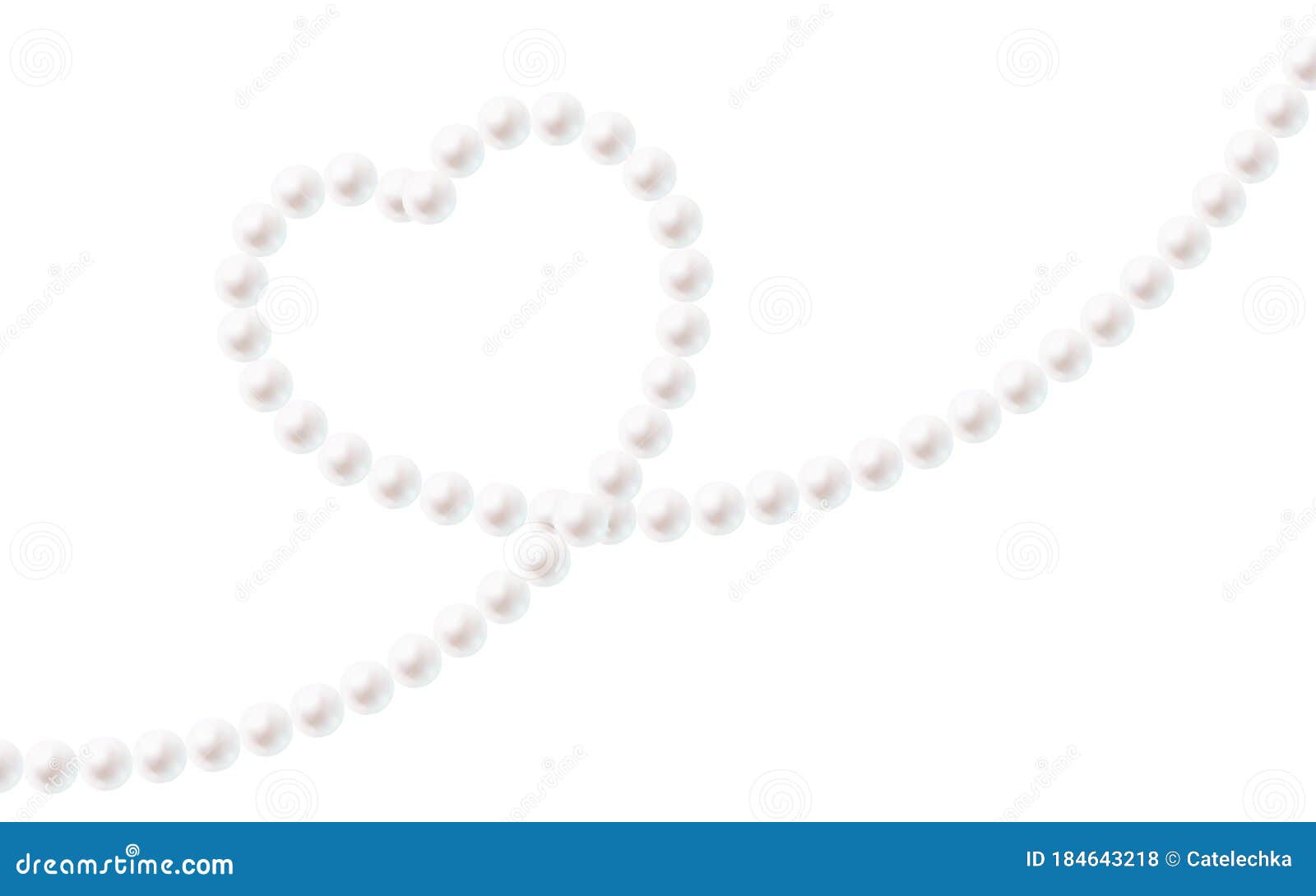 Pink background with ornament and pearls Vector Image