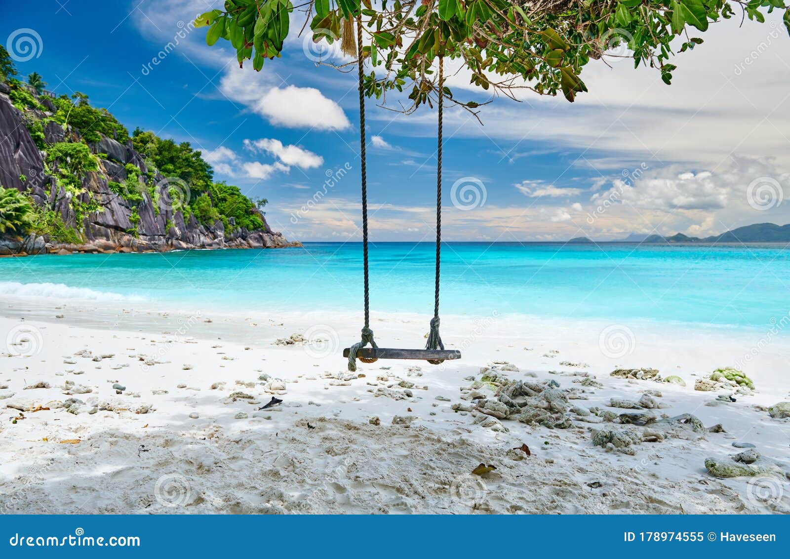 beautiful petite anse beach at seychelles