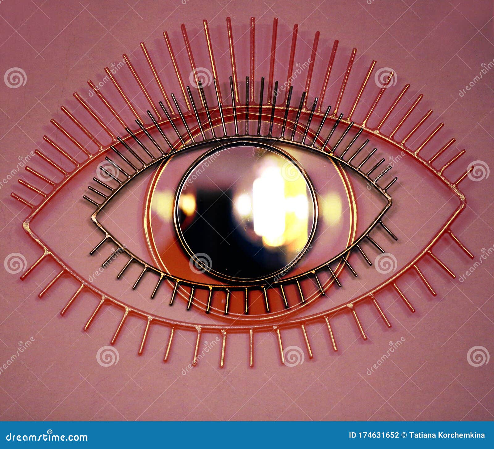 Beautiful photo eye mirror stock photo. Image of closeup 174631652