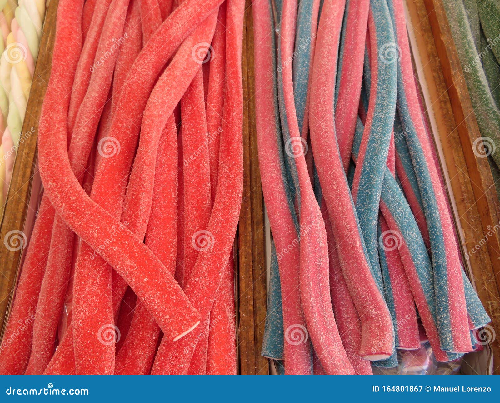 beautiful picture of licorice of colors of great taste