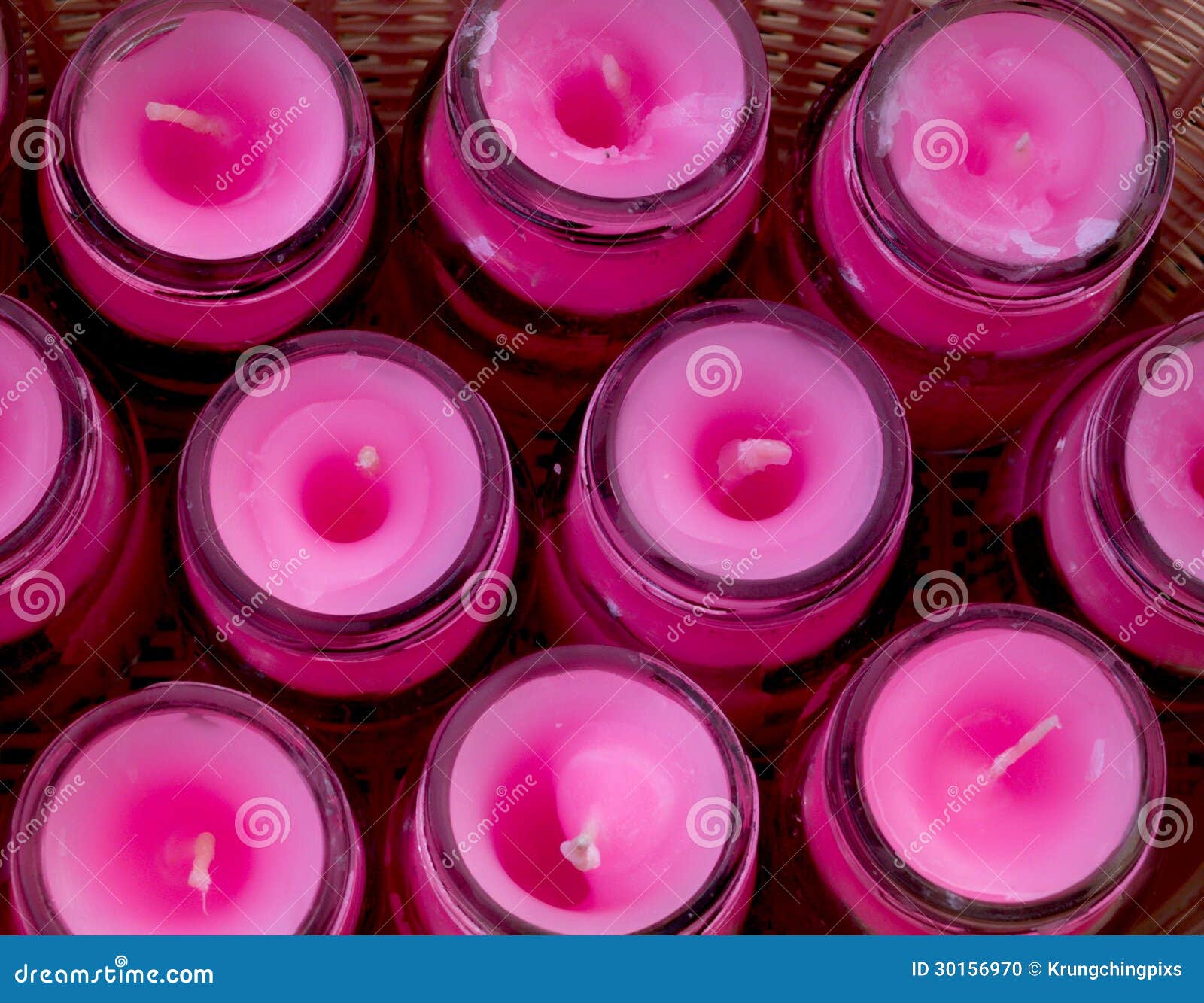 Beautiful pink candles stock photo. Image of relax, ornament 30156970