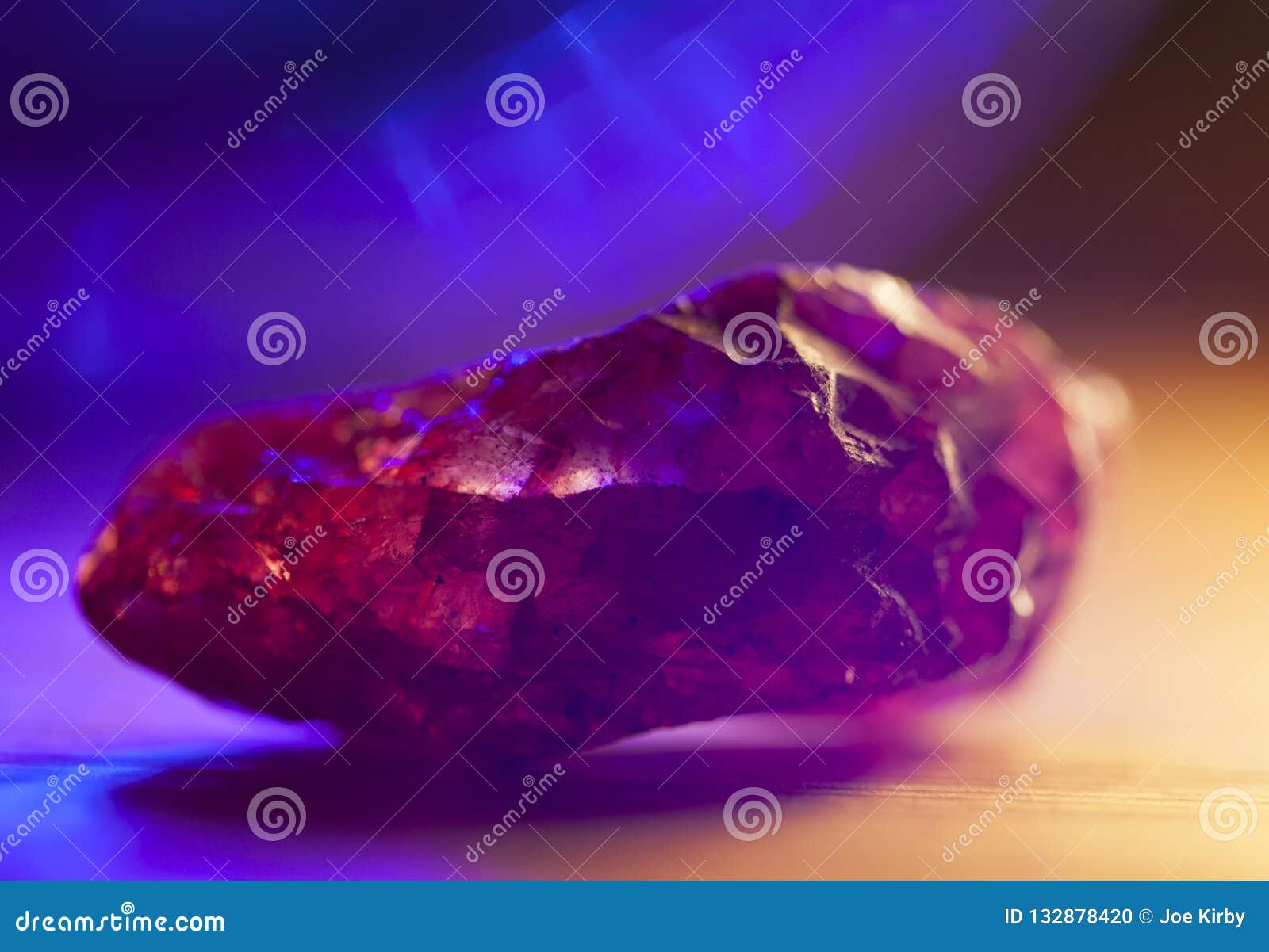 Pink Quartz Crystal Mineral Close Up Geology Stock Photo - Image of ...