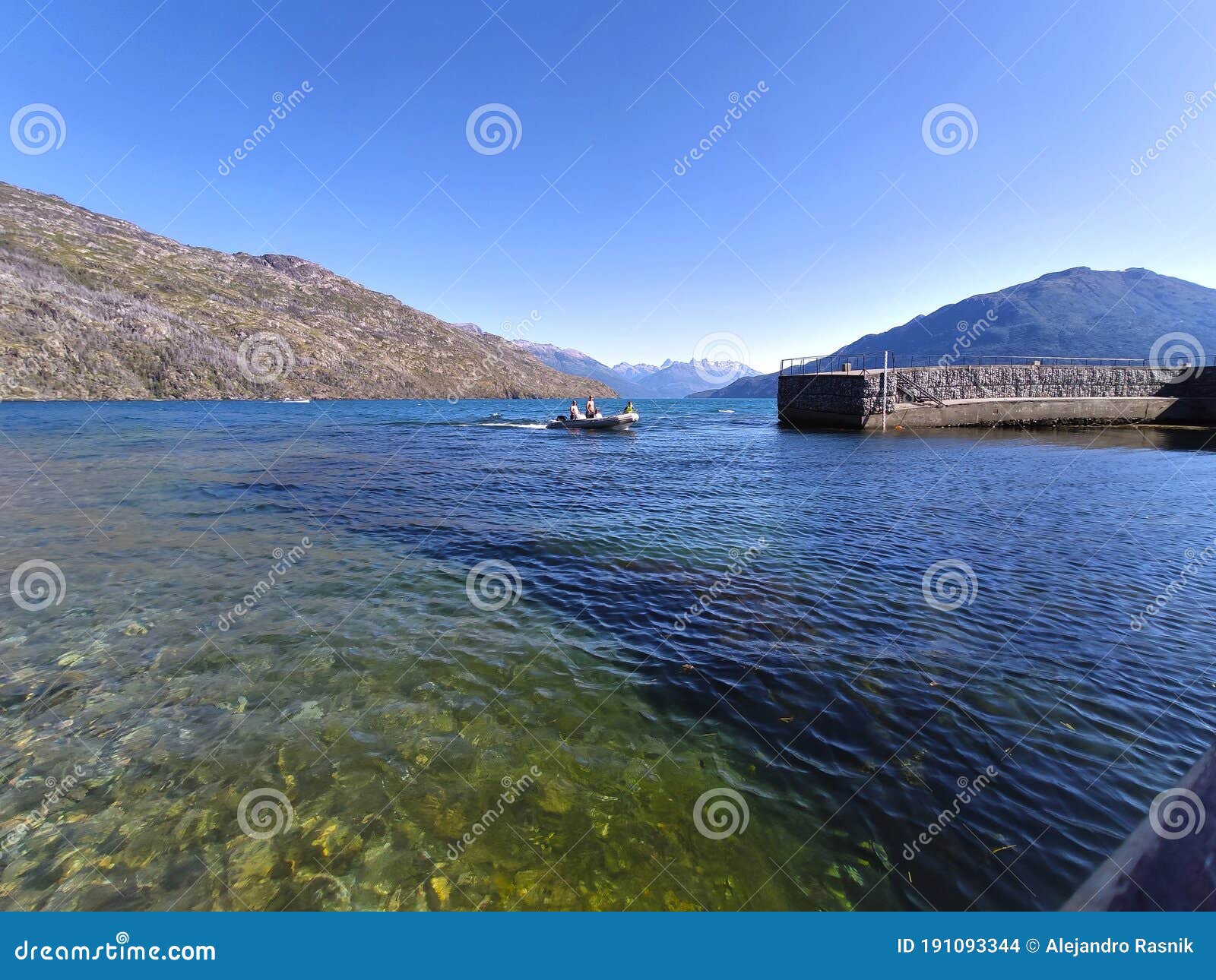 lago puelo, chubut province. argentina